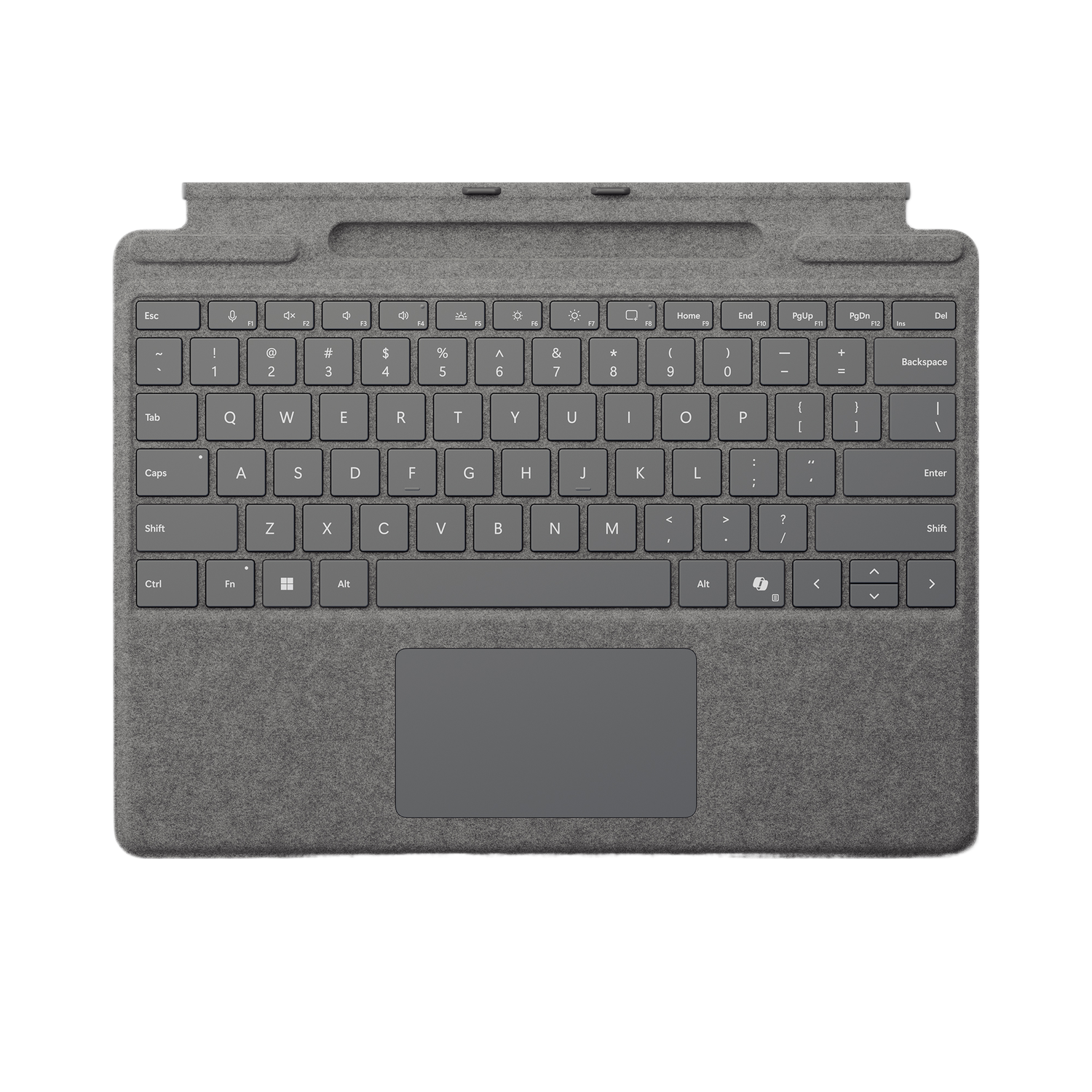 Microsoft Surf Pro Tc - 13 Inch + Pen Storage Platina Toetsenbord Grijs