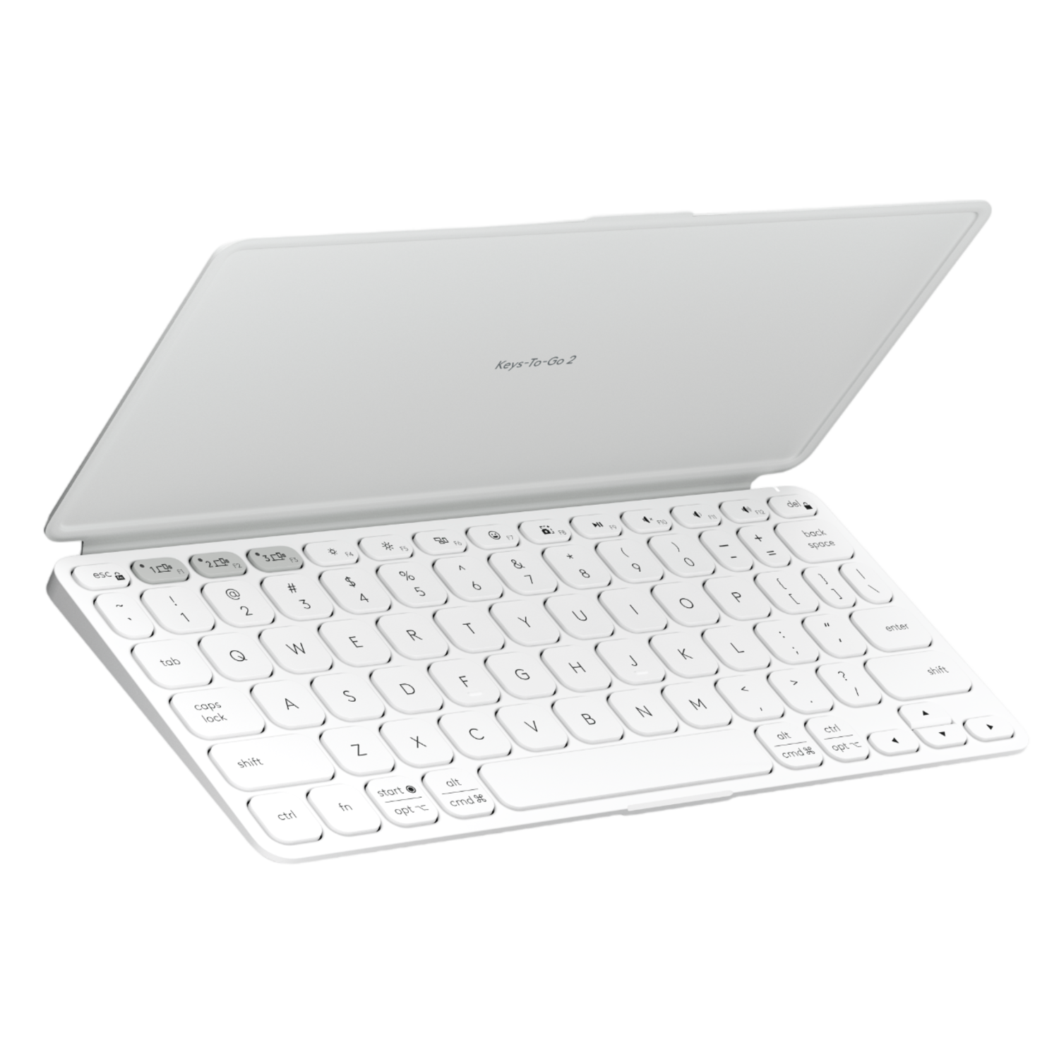 Logitech Logitech Keys-to-go 2 For Mac- Pale Grey Toetsenbord