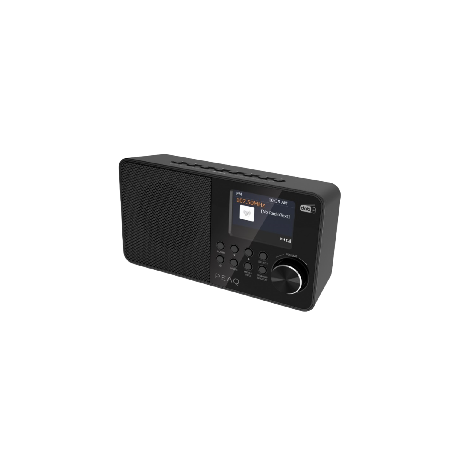 PEAQ Peaq Pdr 55 Dab-radio Zwart