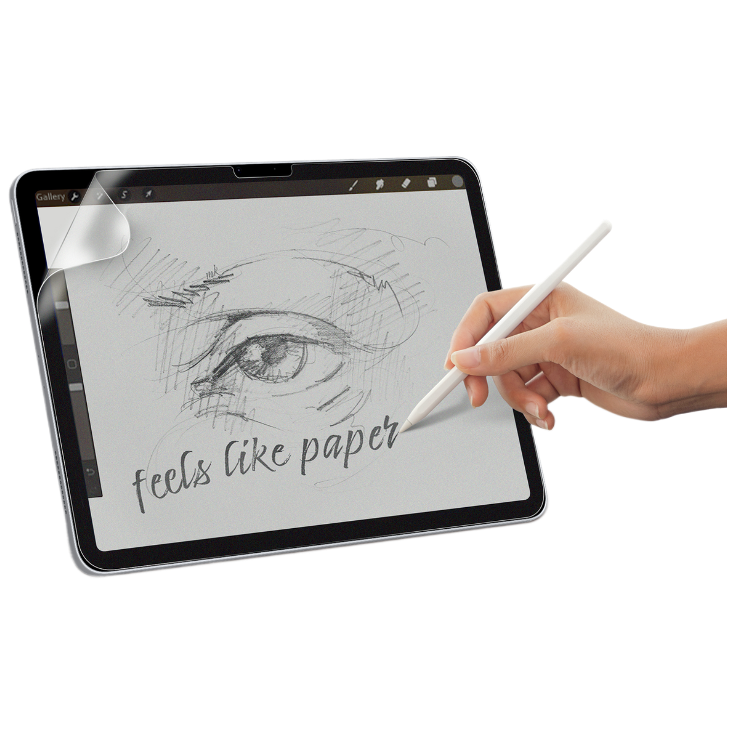 ISY ISY Ipg 6207 Paperfeel Schermbeschermer Voor Apple Ipad Air 11" Transparant
