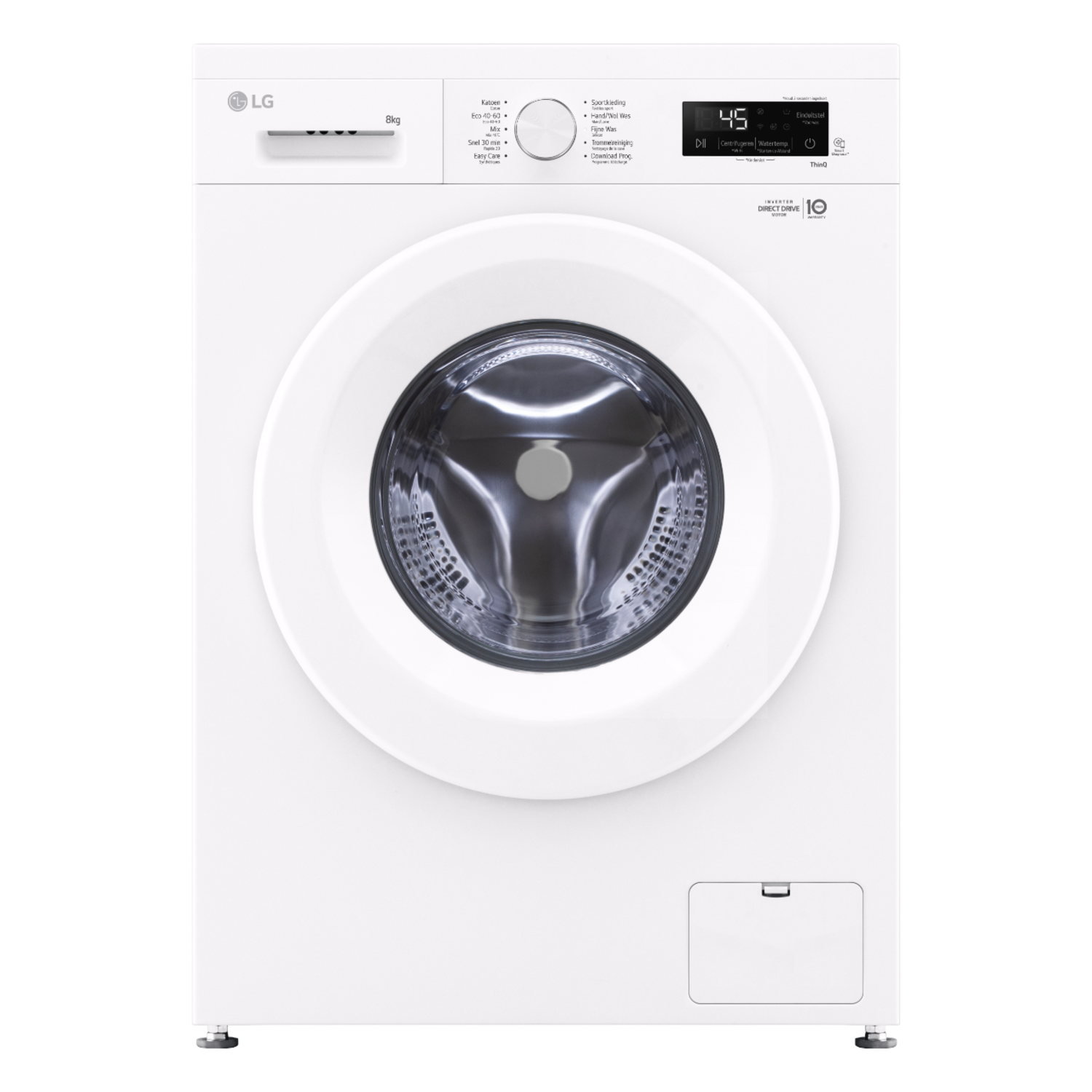 LG LG F4x1008nwh - Wasmachine Voorlader 8 Kg 1400 Rpm 75 Db