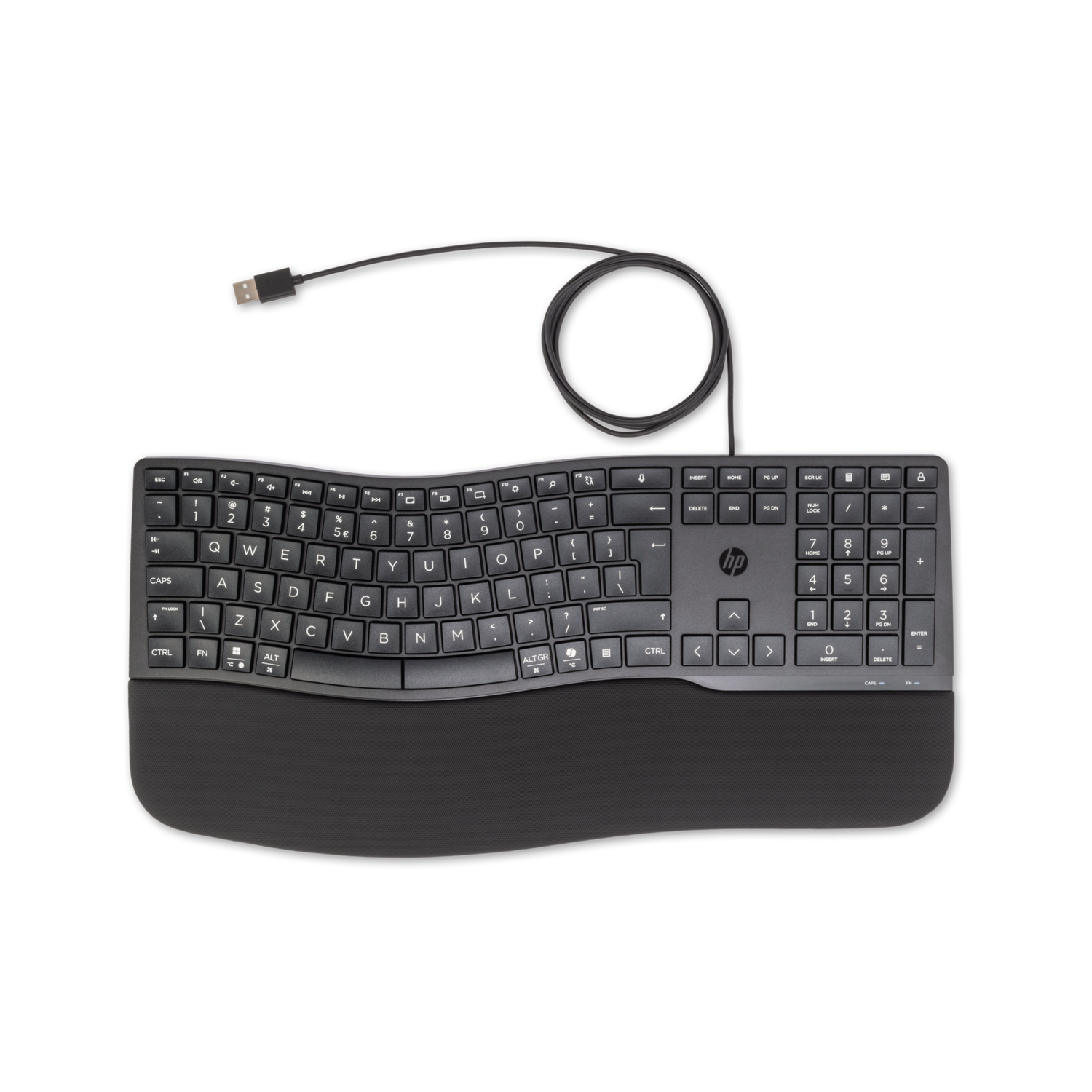 HP HP 480 Comfort Bedraad Toetsenbord Zwart