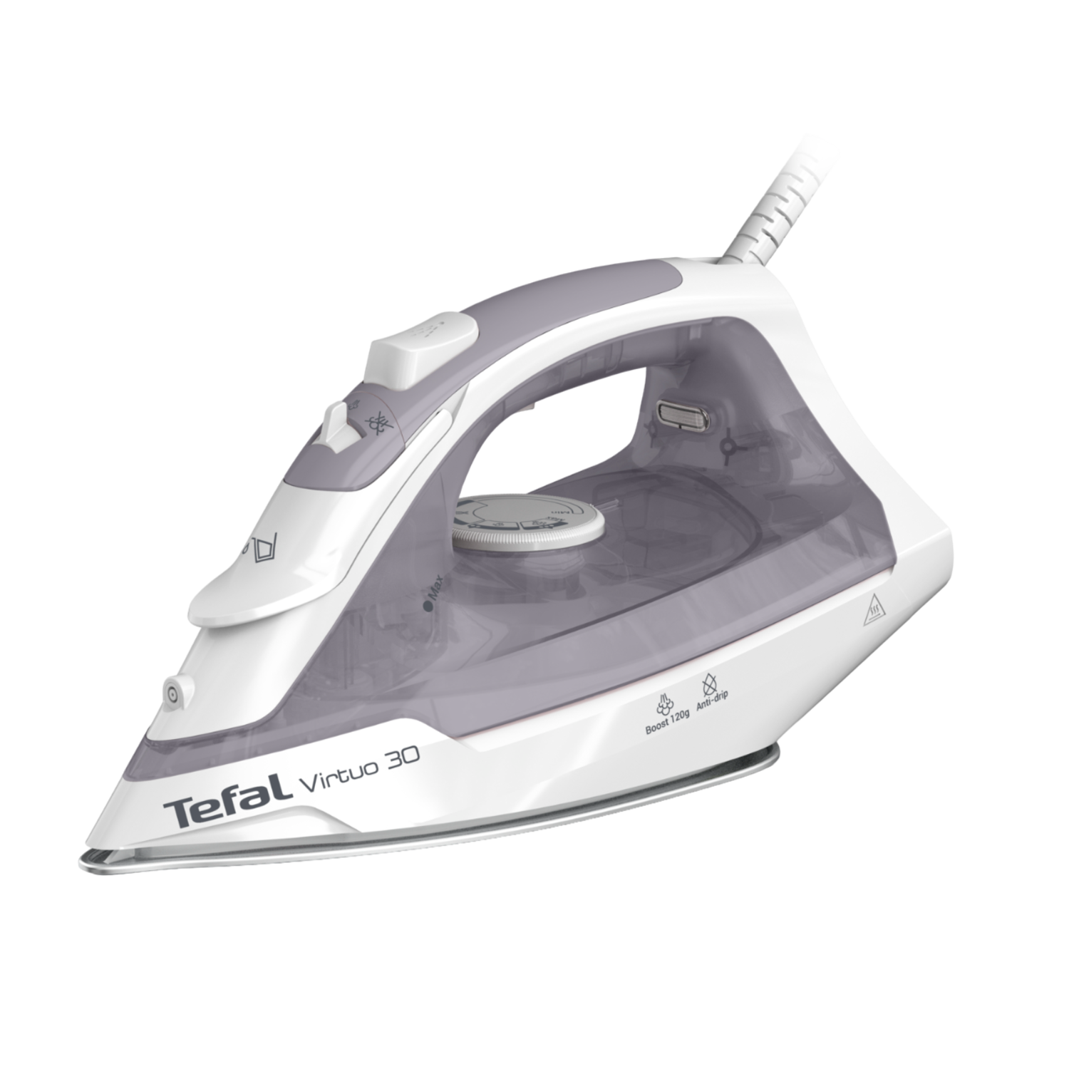 Tefal Tefal Fv2c43 Virtuo 30 Stoomstrijkijzer Zilver