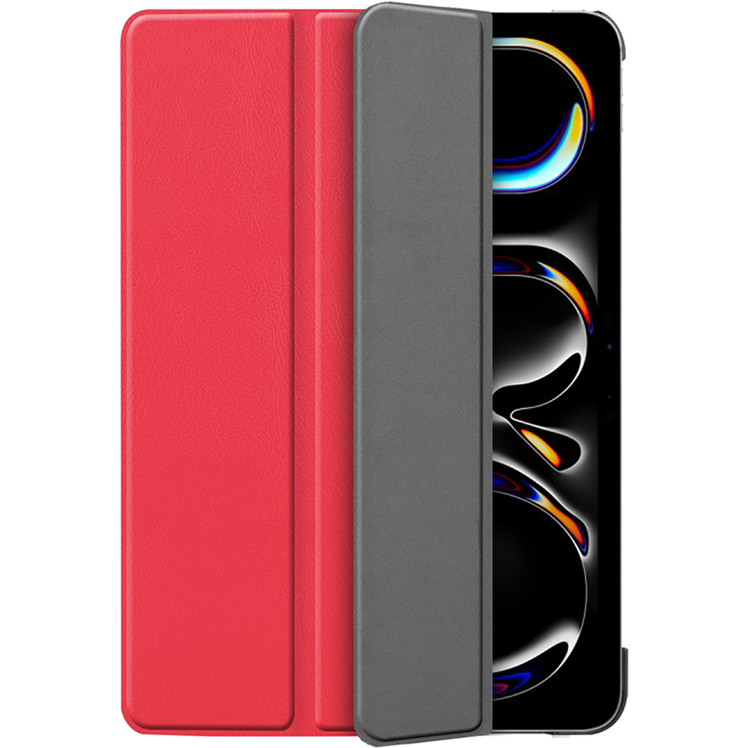 Just in case Just In Case Trifold Case Voor Apple Ipad Pro 11" (2024) - Rood