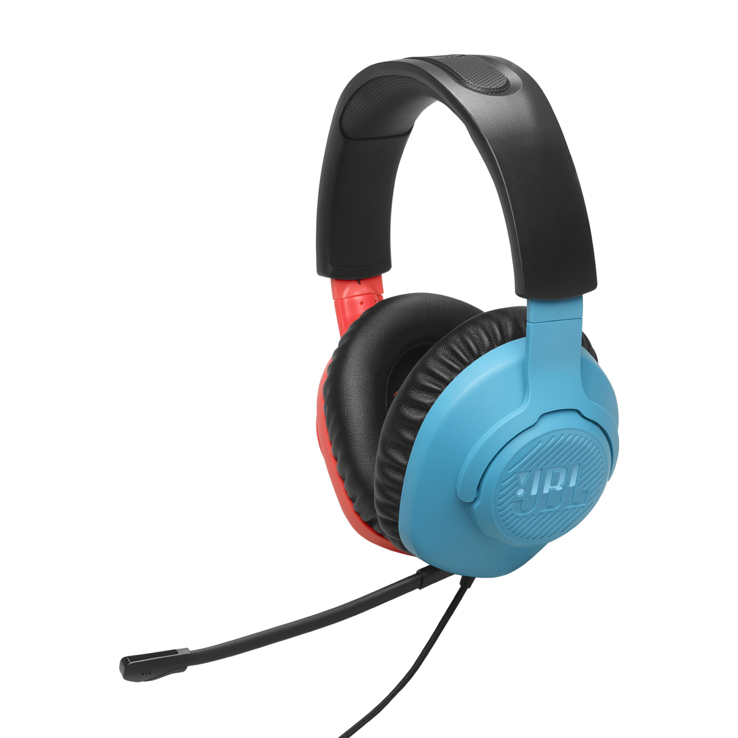 JBL JBL Quantum 100n Gamingheadset Rood/blauw