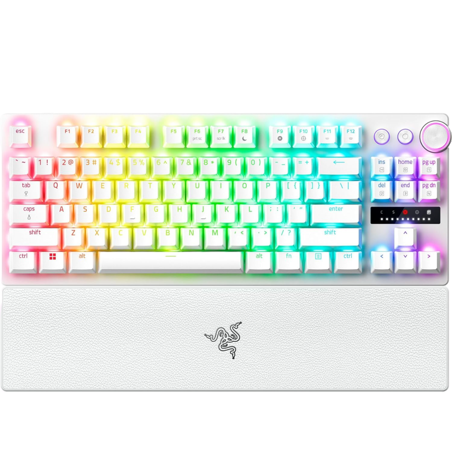 Razer Razer Huntsman V3 Pro Tenkeyless Bedraad Gamingtoetsenbord Wit