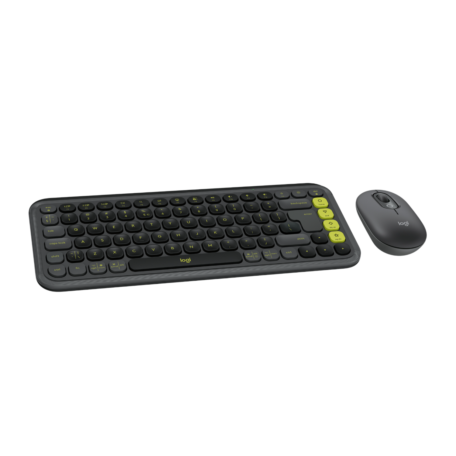 Logitech Logitech Pop Icon Combo Draadloos Toetsenbord En Muis Zwart