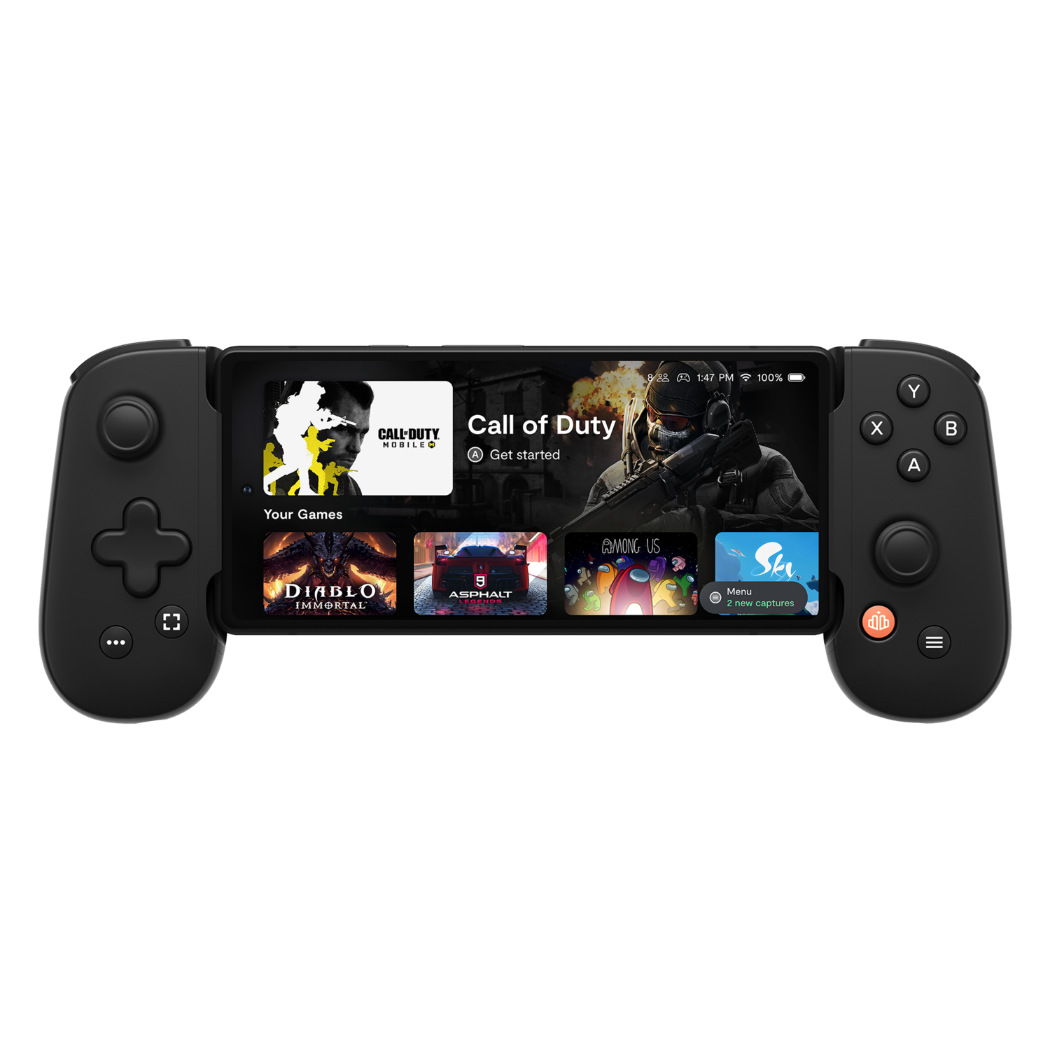 Backbone One Usb-c Iphone 15/16-serie En Android - 2nd Gen Zwart Mobiele Controller