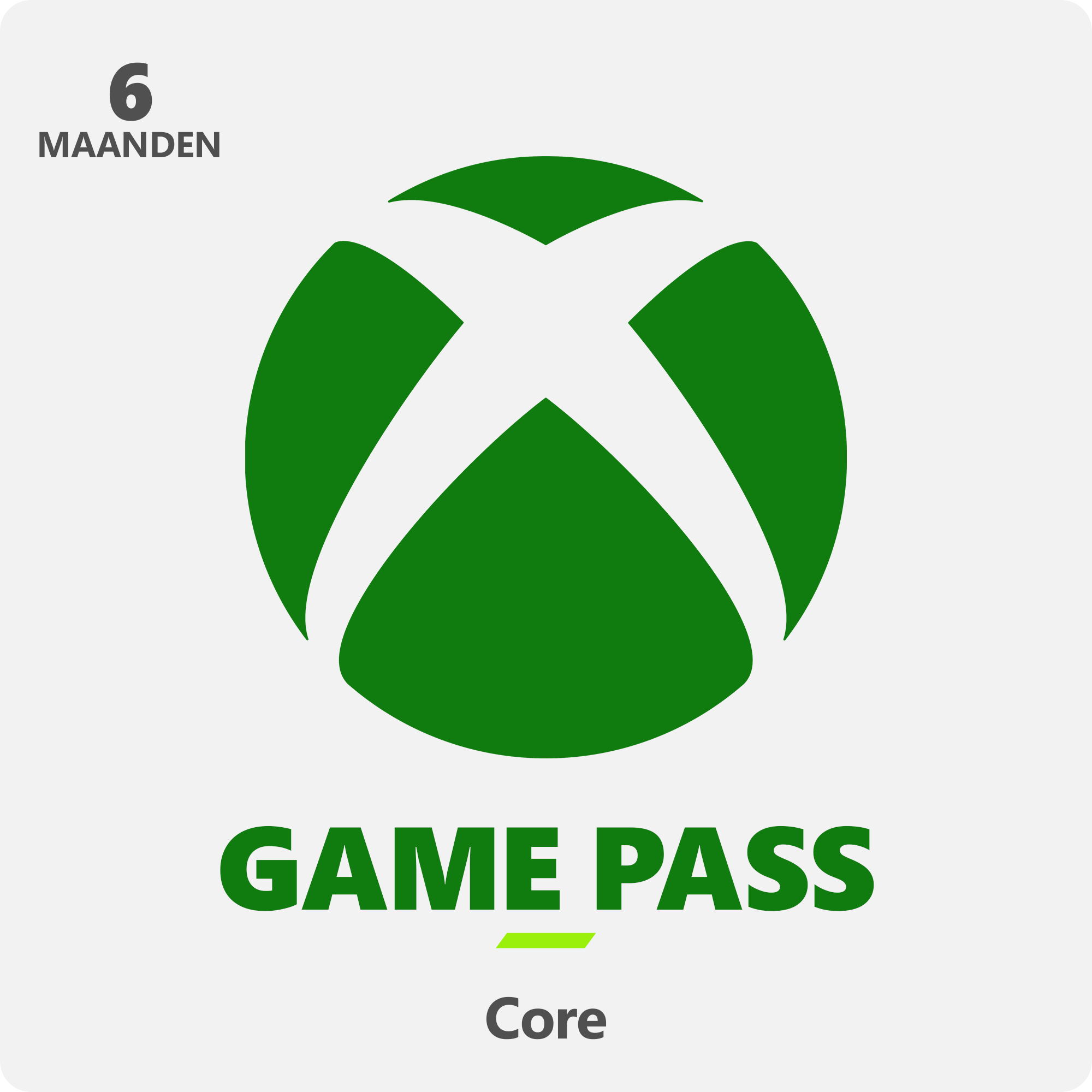 Microsoft Xbox Game Pass Core - 6 Maanden