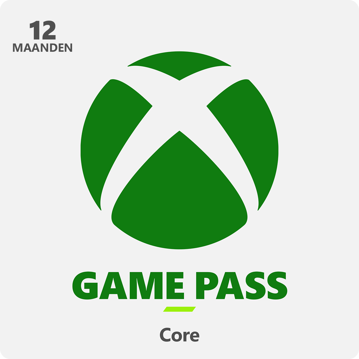 Microsoft Xbox Game Pass Core - 12 Maanden