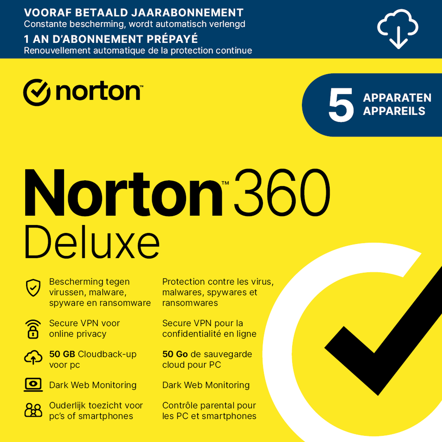 Nortonlifelock (ue) Norton Lifelock 360 Deluxe 50gb 1u/5d/1y