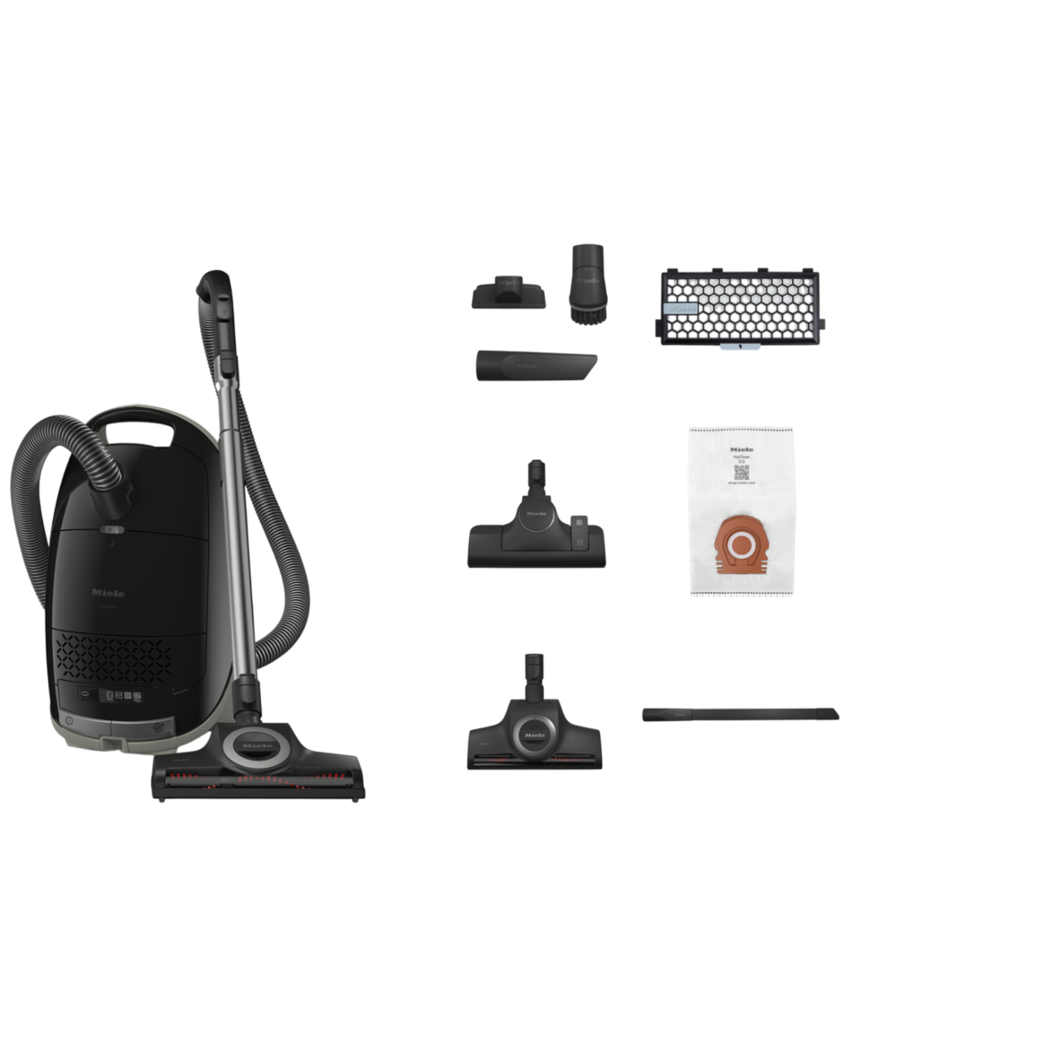 Miele Miele Guard M1 CAT&dog Flex Stofzuiger Met Zak Obsidiaan - Zwart