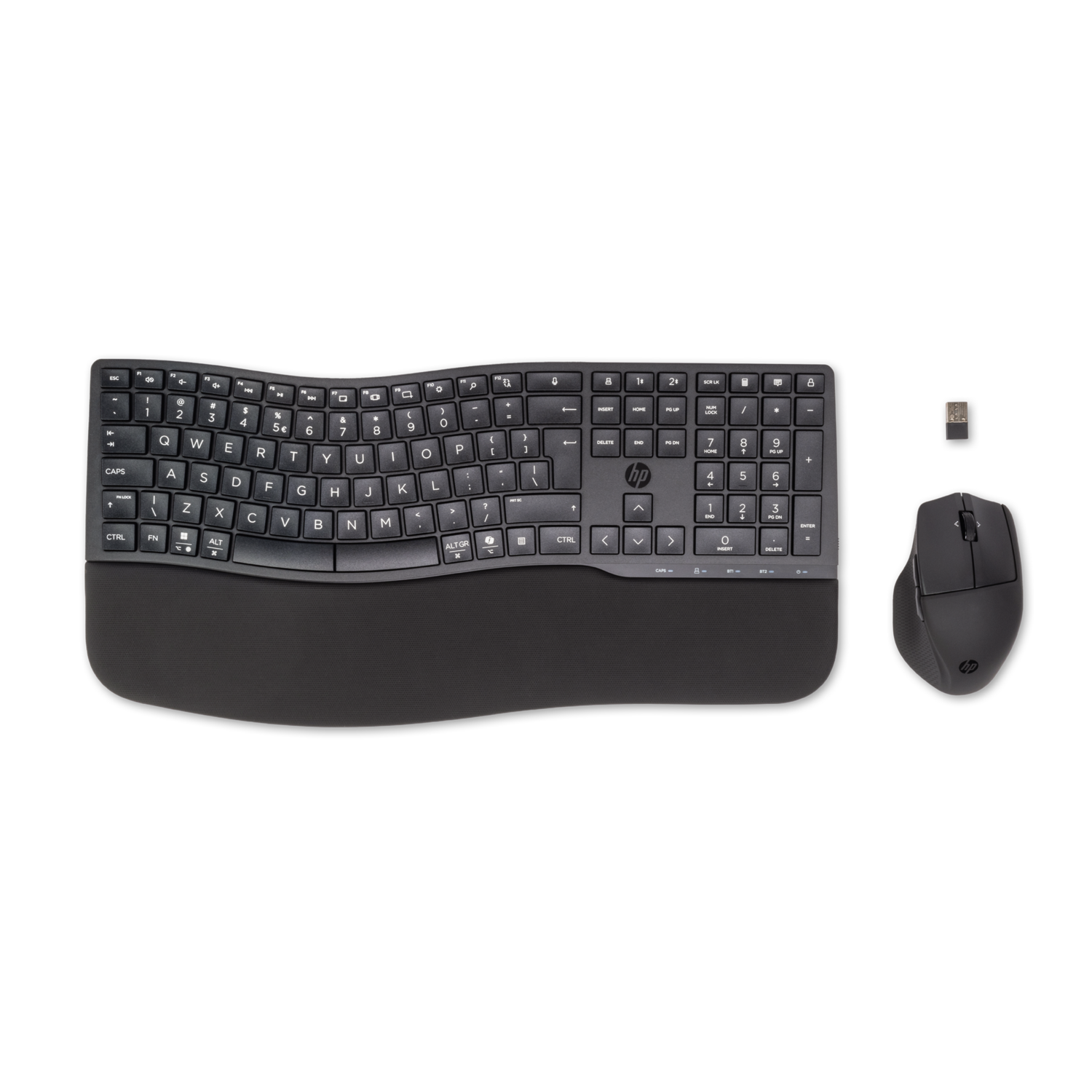 HP HP 680 Comfort Dual-mode Draadloos Toetsenbord En Muis Zwart