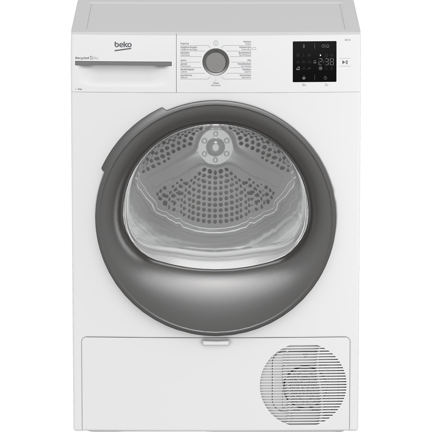 Beko Beko Bm3t3823wmm Recycleddry - Warmtepompdroger 8 Kg 64 Db Energielabel D