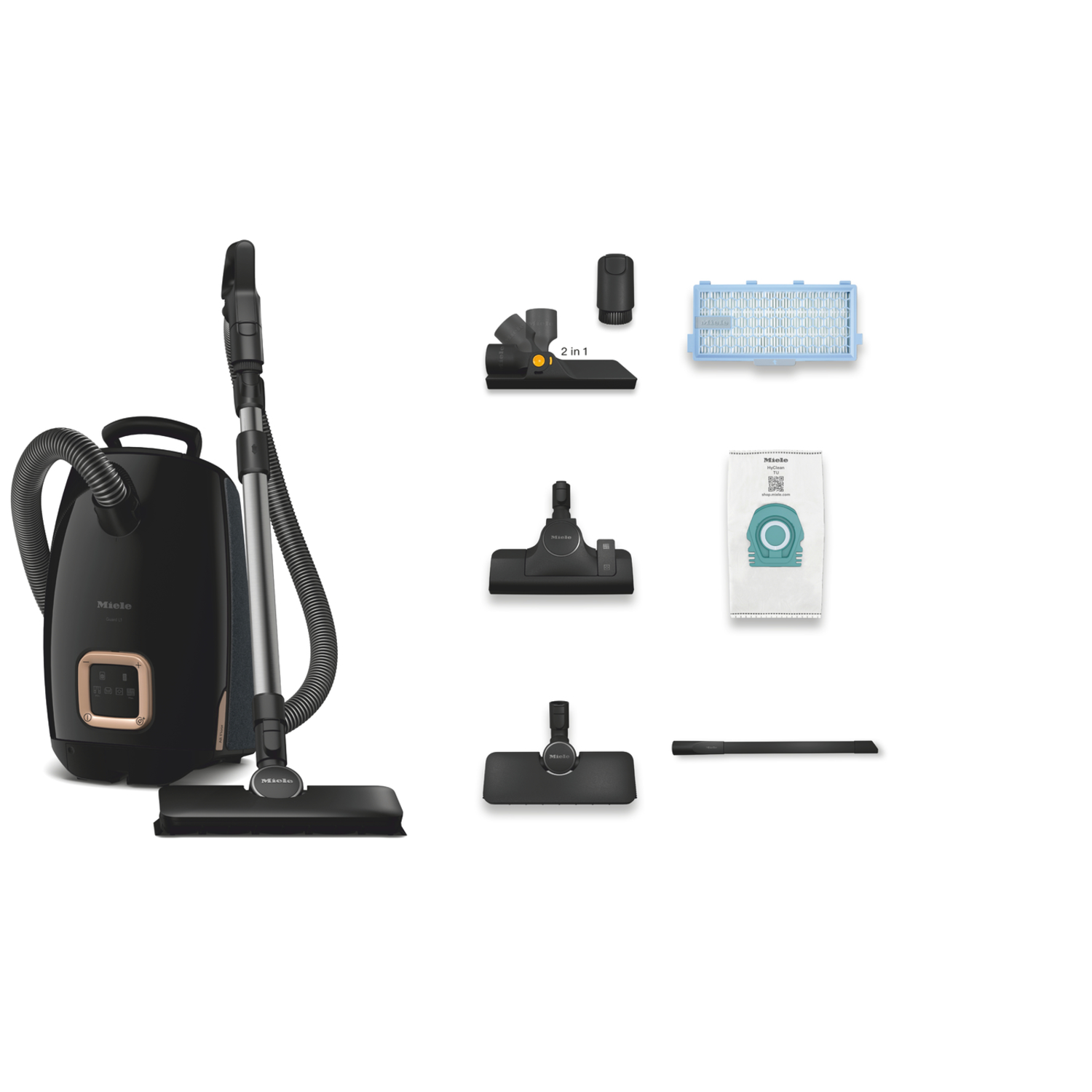 Miele Miele Guard L1 Allfloor Flex Stofzuiger Met Zak Zwart