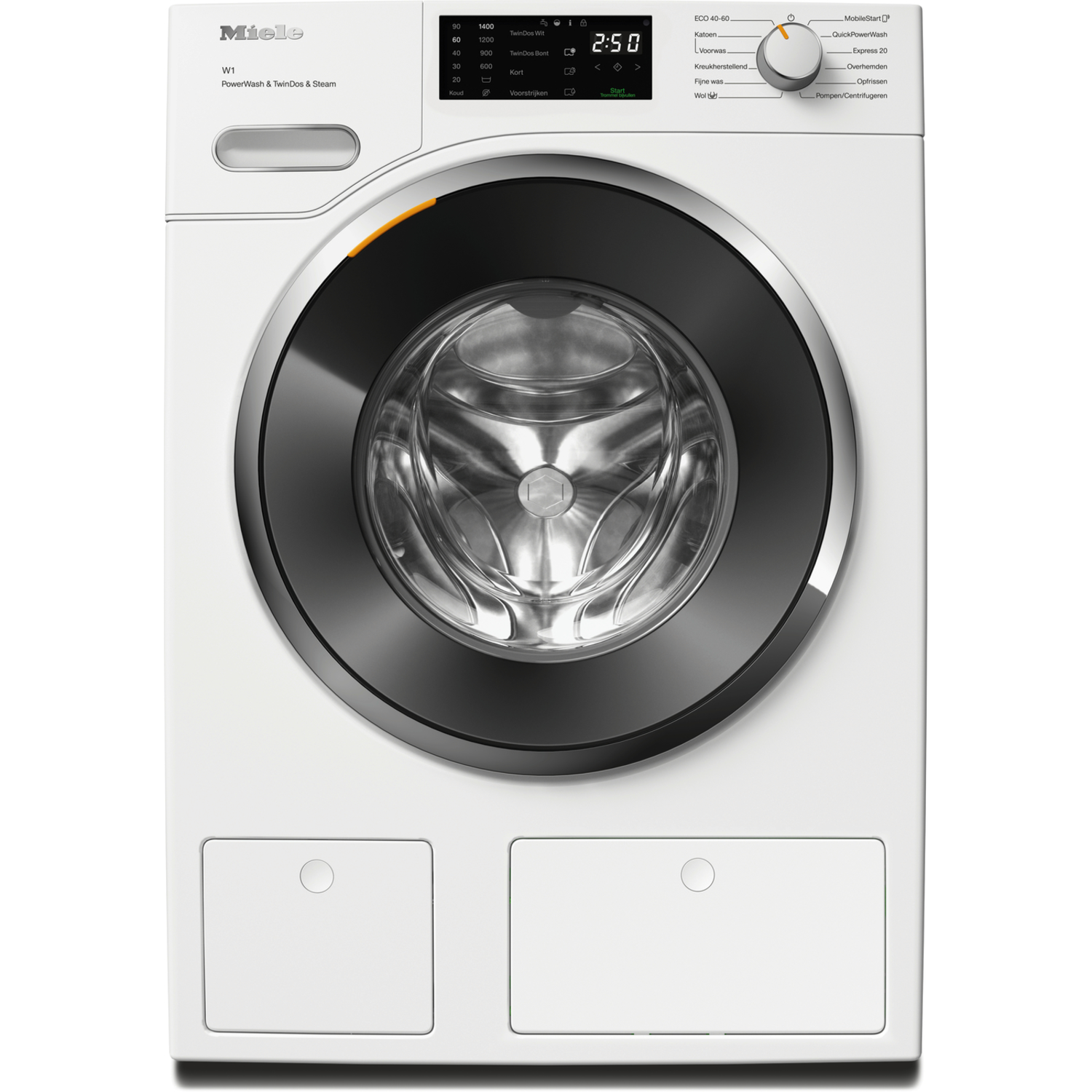 Miele Miele Wwg 880 Wcs Powerwash Twindos - Wasmachine Voorlader 9 Kg 1400 Rpm 72 Db Automatisch Doseren