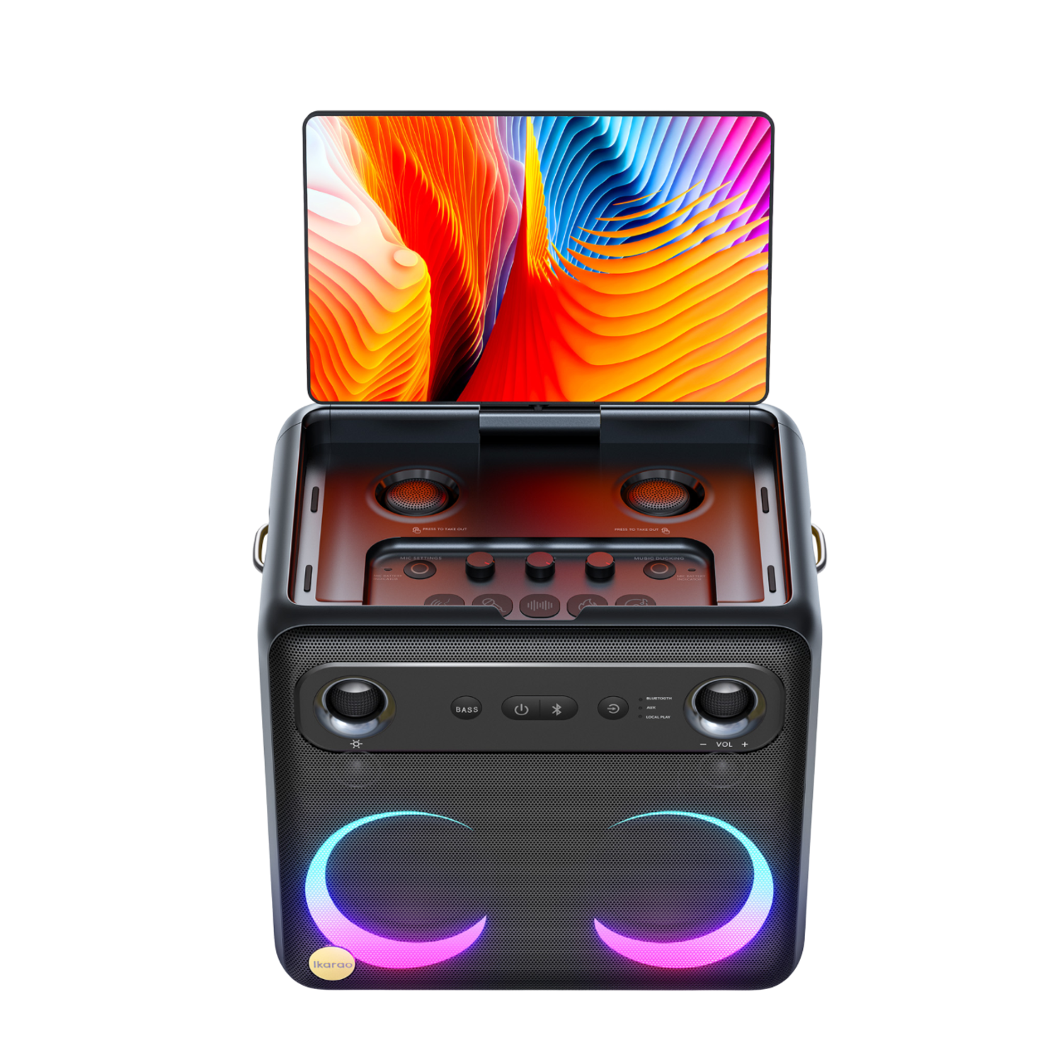 Ikarao Break X2 Partyspeaker Zwart