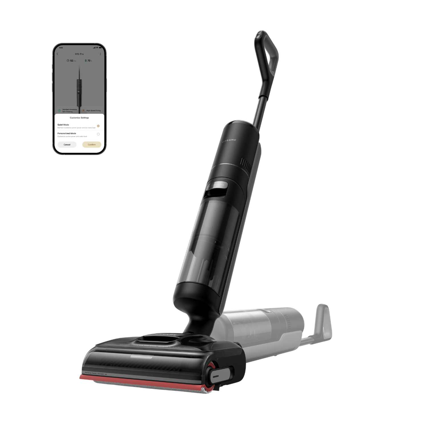 Dreame Dreame H15 Pro Wet And Dry Steelstofzuiger Zwart