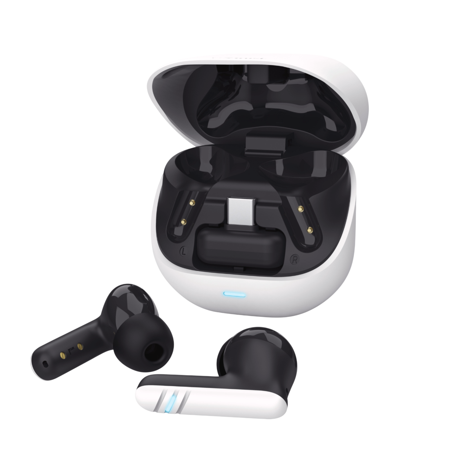 Trust Trust Gxt409 Oxxie Dual Connect Draadloze Gaming Oordopjes Wit