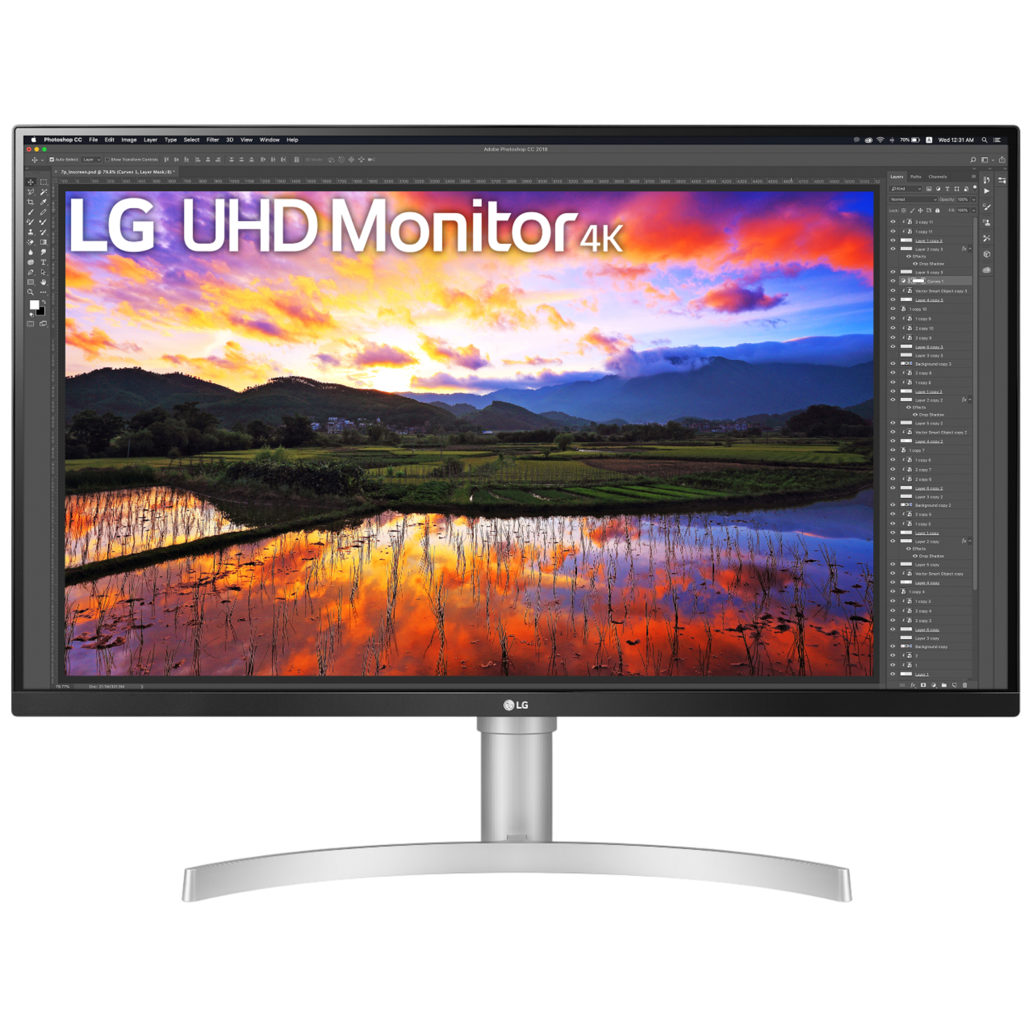 LG LG 32un650k-w - 31.5 Inch 3840 X 2160 (ultra Hd) Ips-paneel In Hoogte Verstelbaar