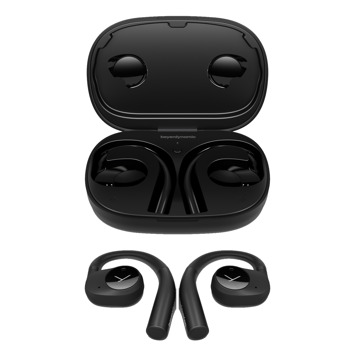 Beyerdynamic Beyerdynamic Verio 200 Bluetooth Open-ear Hoofdtelefoon Zwart Oordopjes Zwart