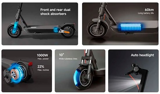 Xiaomi 5 Pro Elektrische Step Grijs