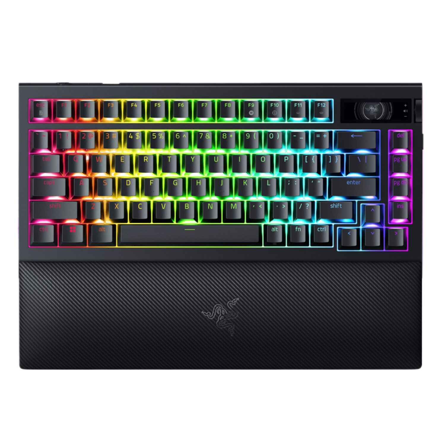 Razer Blackwidow V4 Pro 75% Us Layout Hot Swappable Draadloos Gamingtoetsenbord Zwart