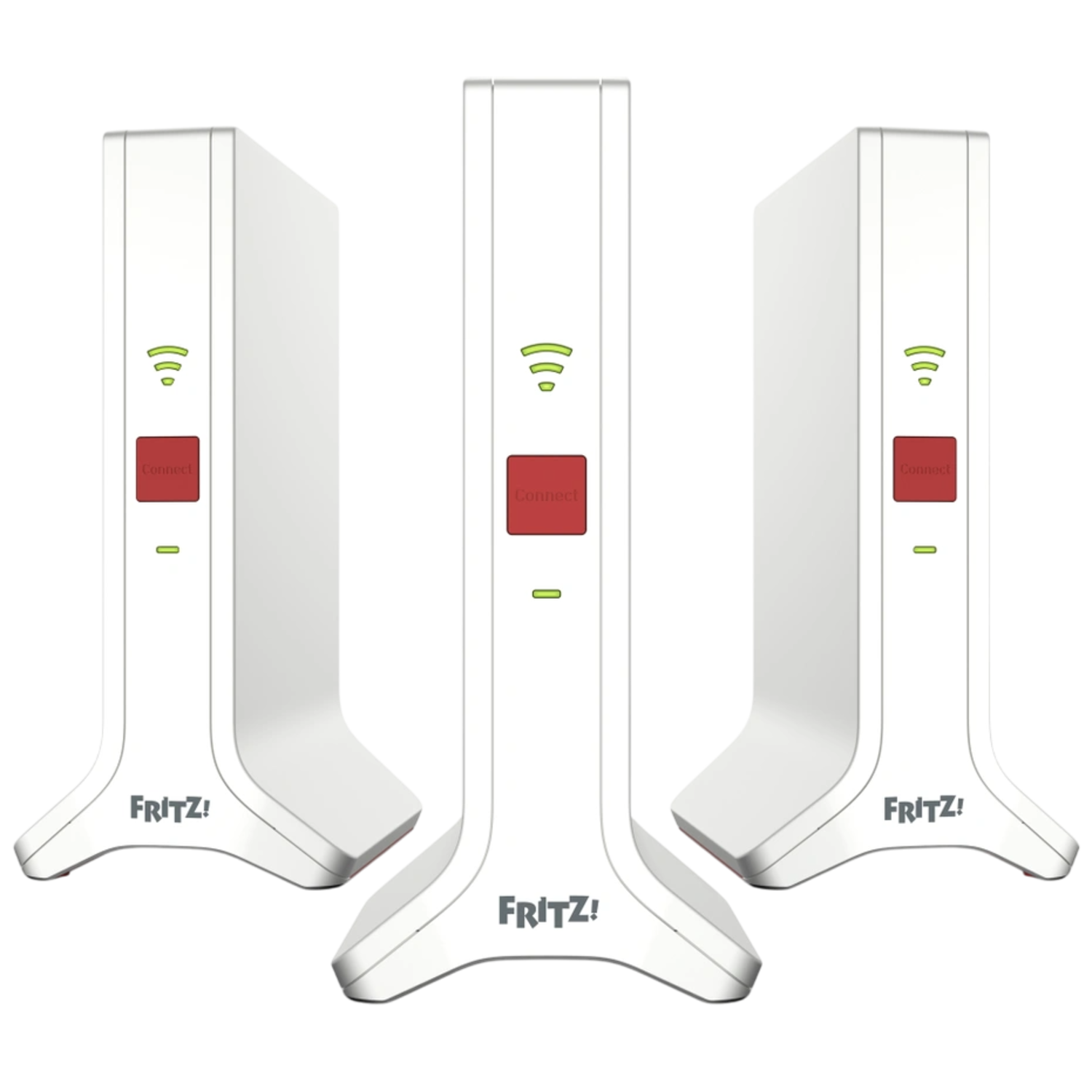 AVM AVM Fritz!mesh wi-fi set 4200 Triopack Edition international Multiroom Wi-fi - Rood