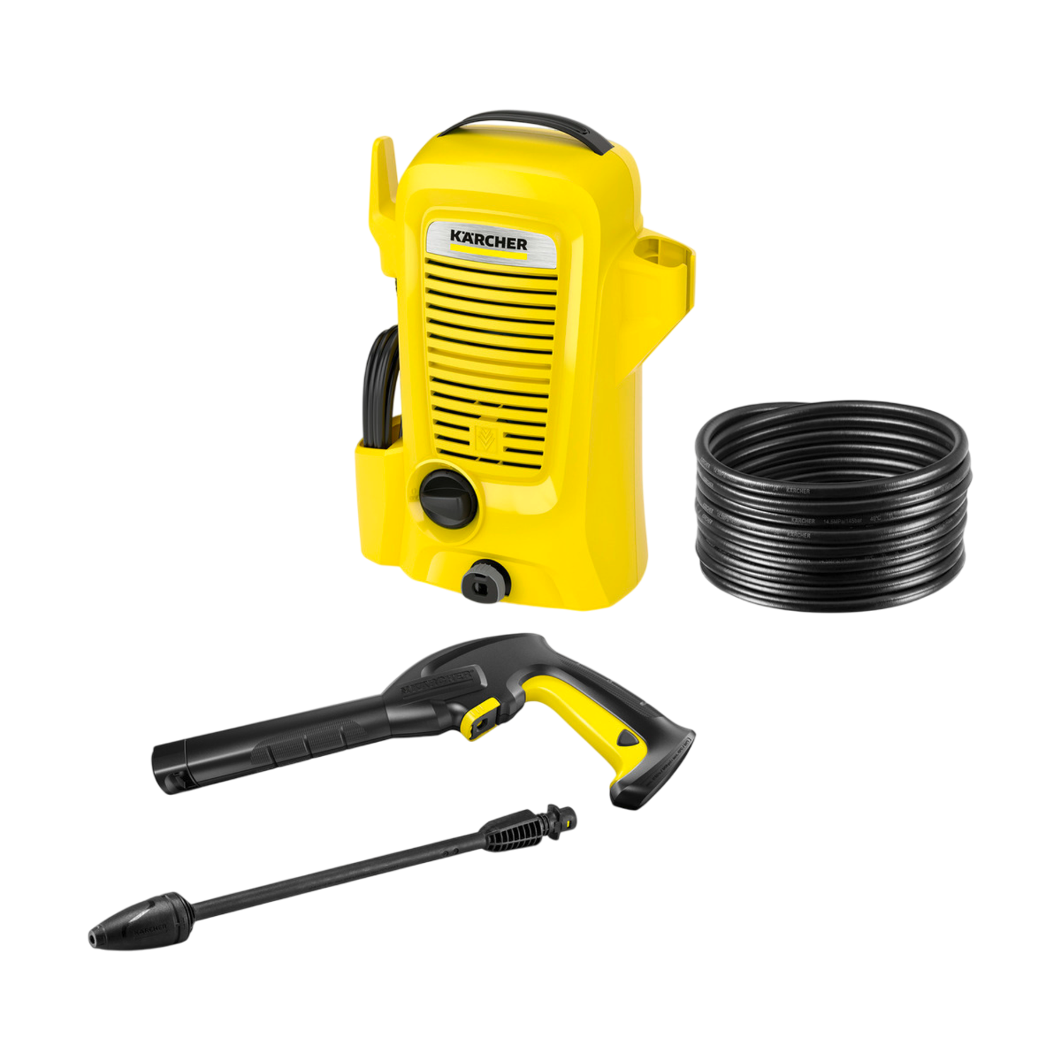 Kärcher Karcher K 2 Universal Edition - Geschikt Voor 20 M² 1400 W 110 Bar Hogedrukreiniger Geel