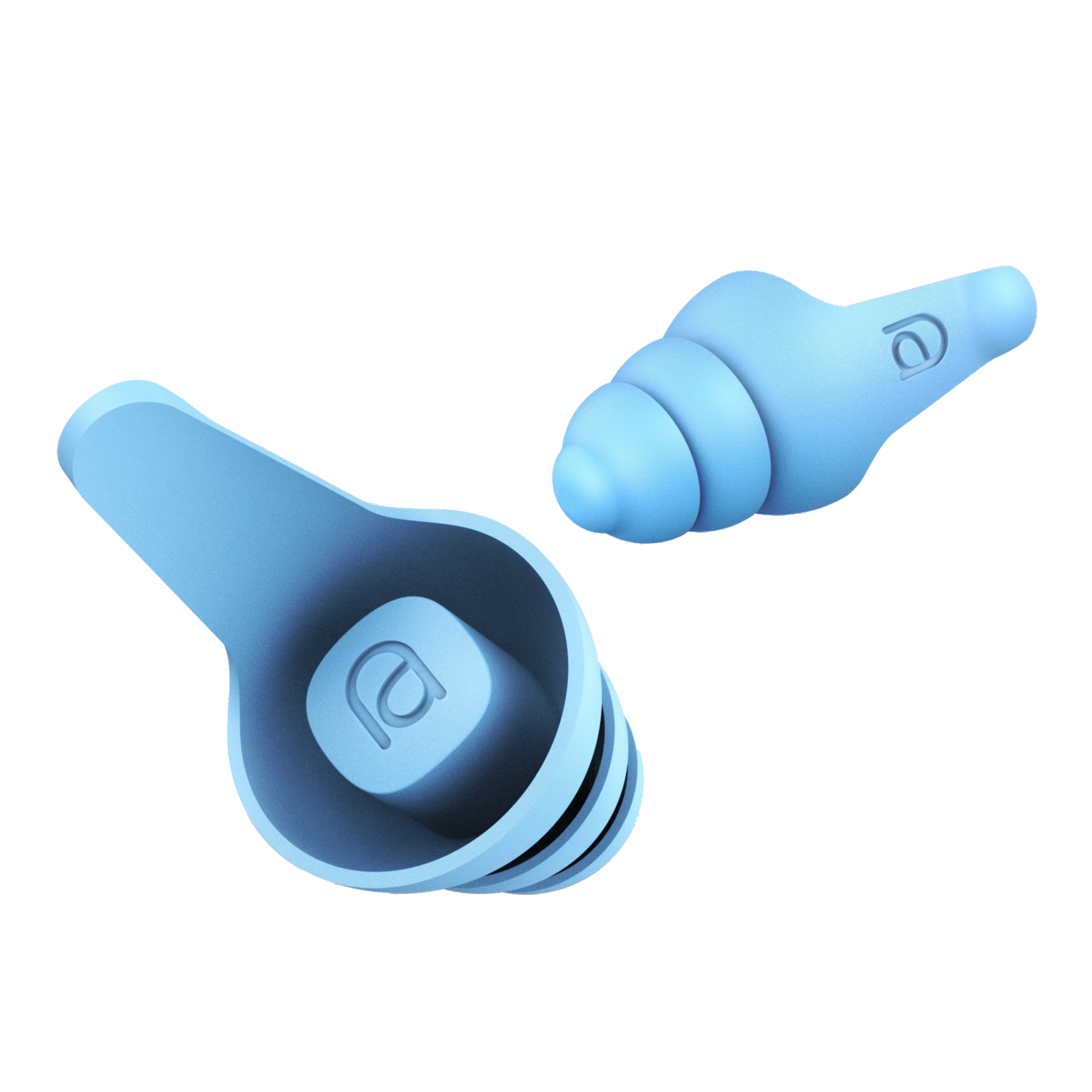 Mixx Assistive Audio Flight Noise Reducing Ear Plugs Oordopjes Blauw