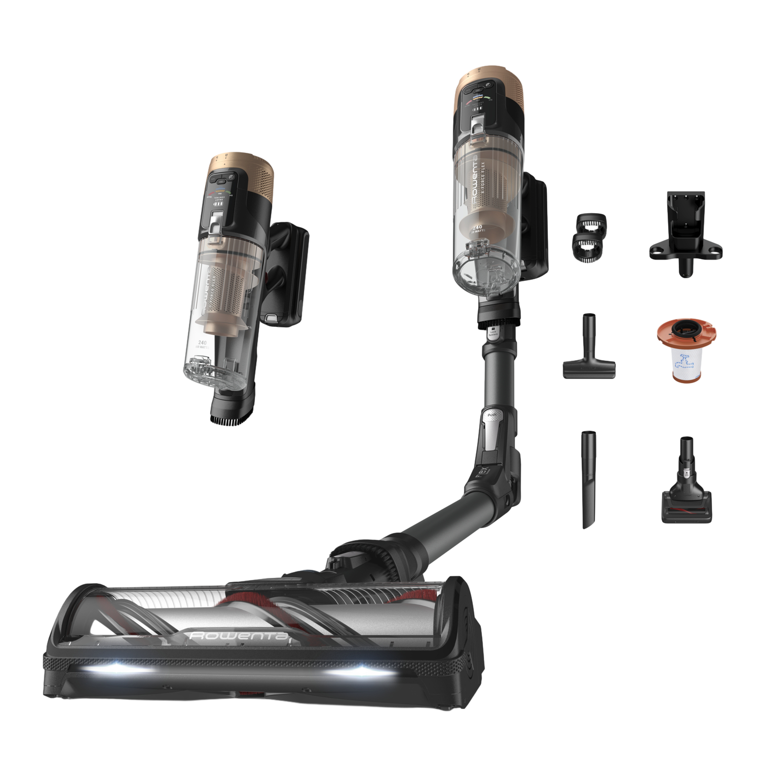 Rowenta Rowenta Rh9b74 X-force Flex 14.80 Animal Steelstofzuiger Brons