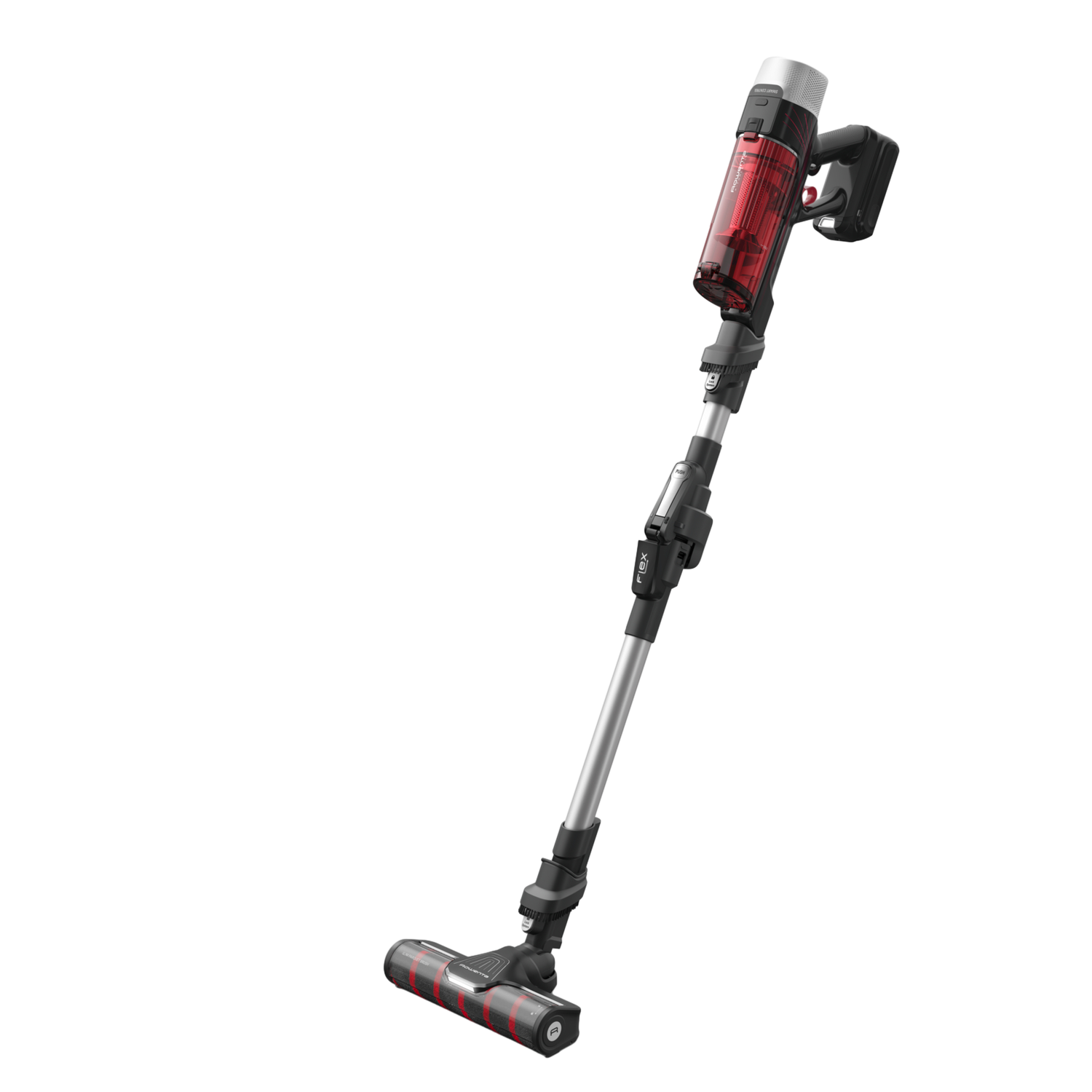 Rowenta Rowenta Rh2087 X-force Flex 9.60 Animal + Parket Steelstofzuiger Rood