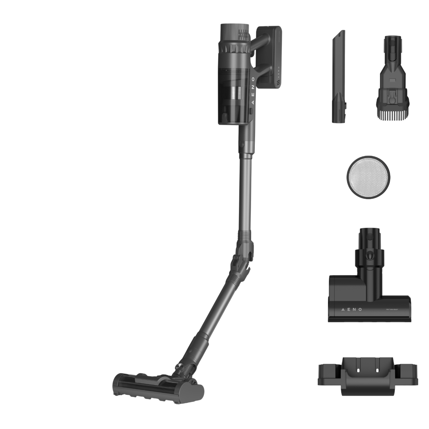 Aeno Asc0002 Steelstofzuiger Incl. Kruimelzuiger Antraciet