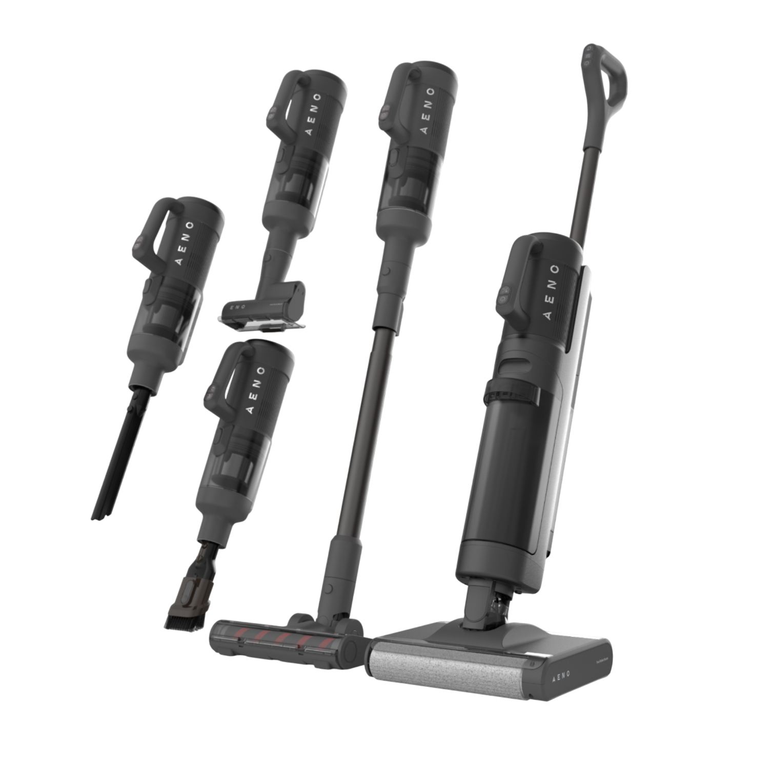 Aeno Atc0001 Transformer Steelstofzuiger Incl. Kruimelzuiger Antraciet