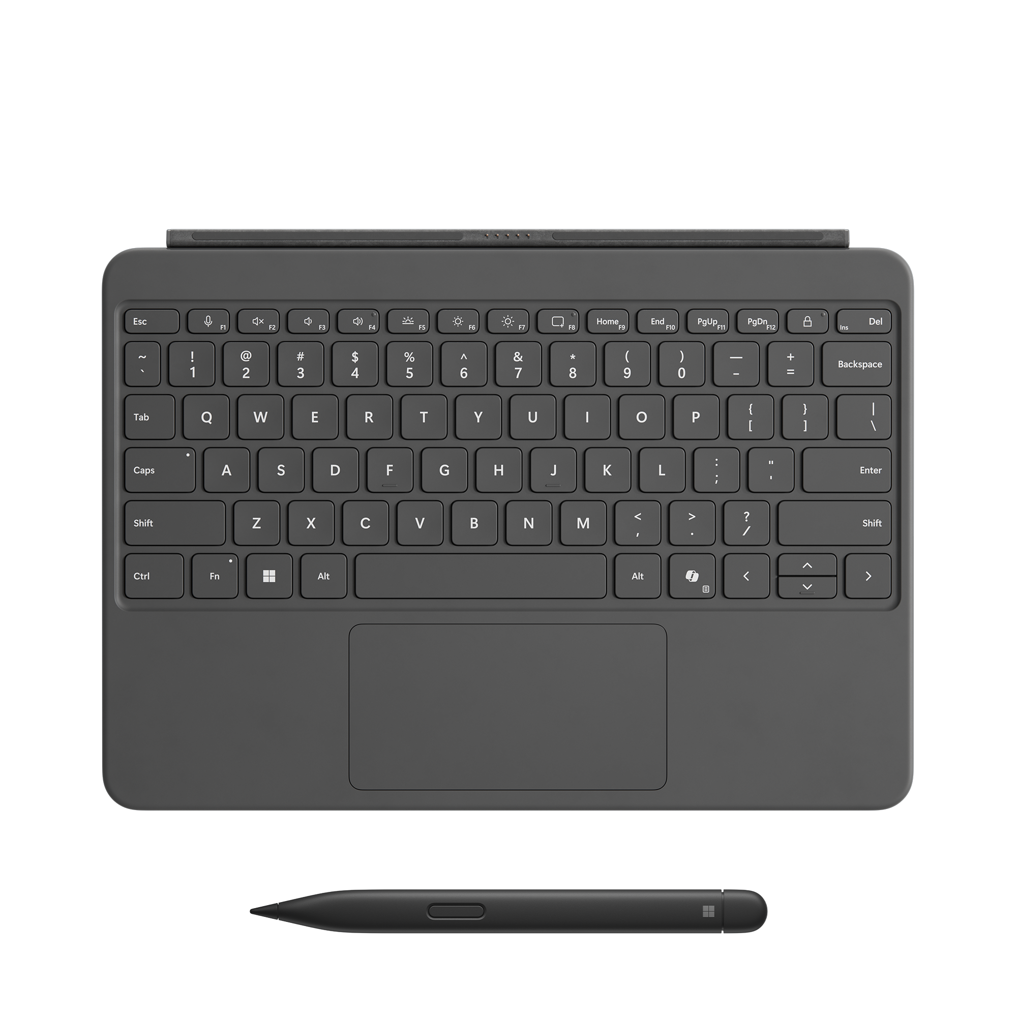 Microsoft Type Cover Surface Pro - 13 Inch + Slim Pen Keyboardcover Platinum