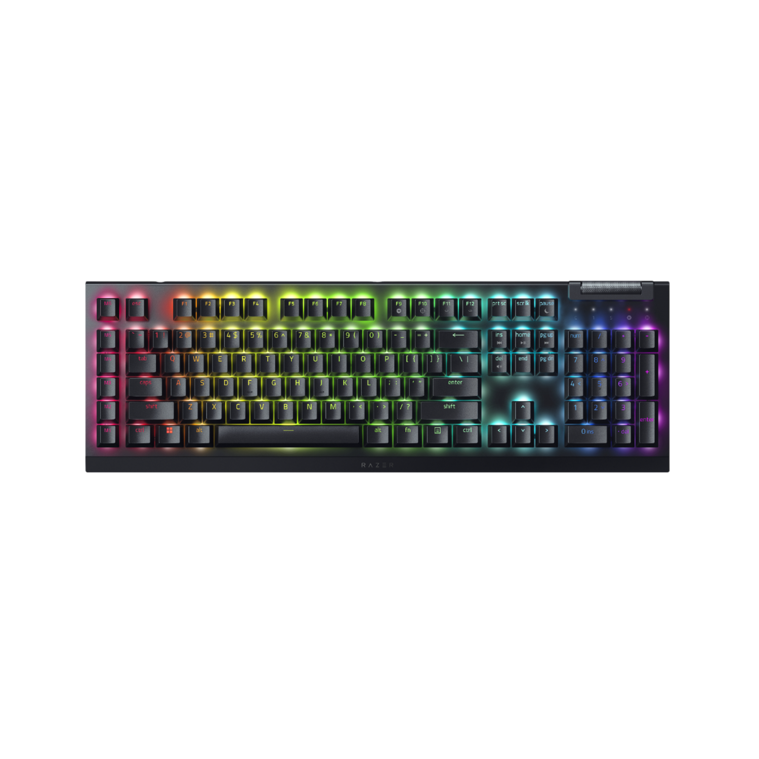 Razer Razer Blackwidow V4 X Green Switch Qwerty Mechanical Bedraad Gamingtoetsenbord Zwart