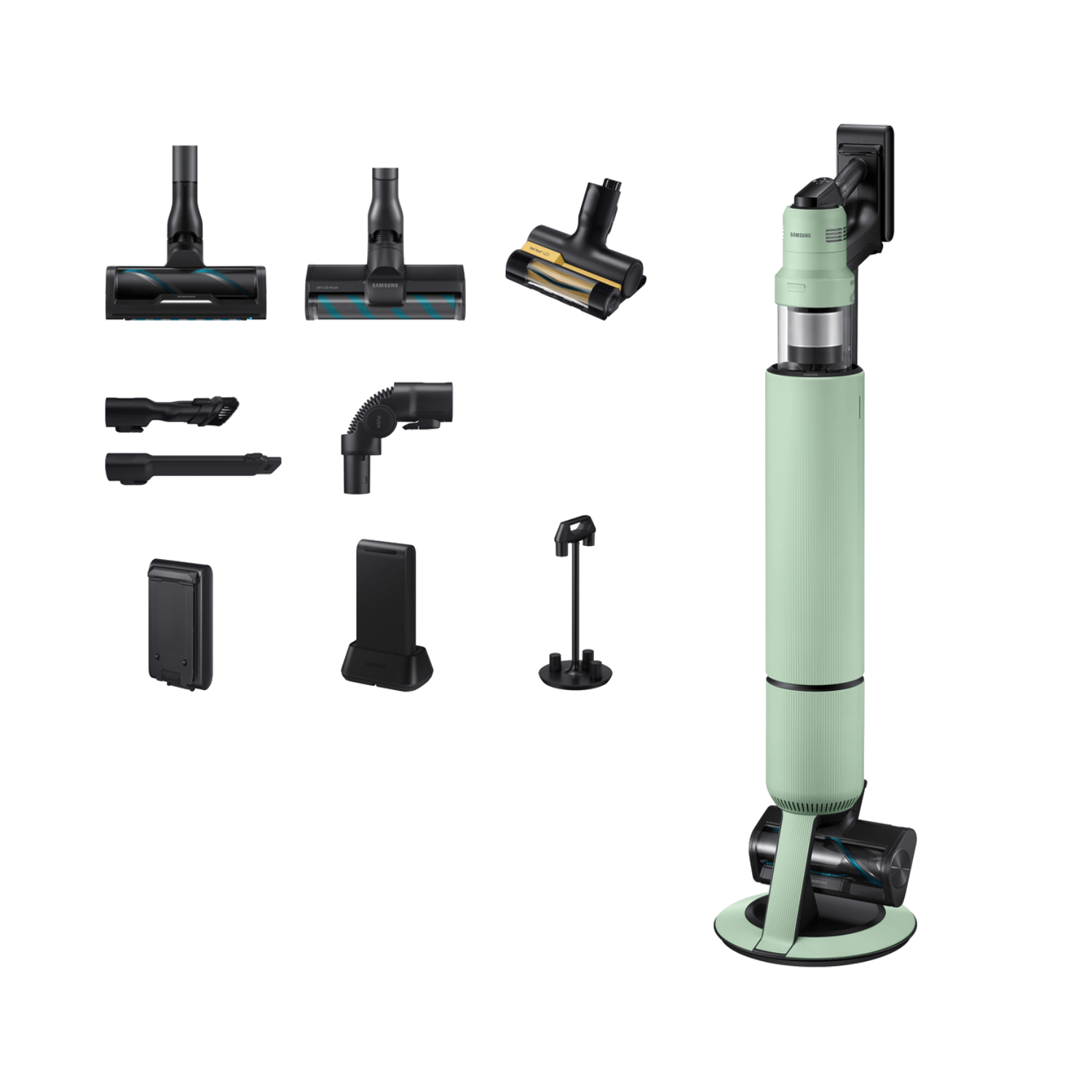 Samsung Samsung Bespoke Ai Jet Ultra Steelstofzuiger Vs90f40dem Incl. Kruimelzuiger Mint Groen