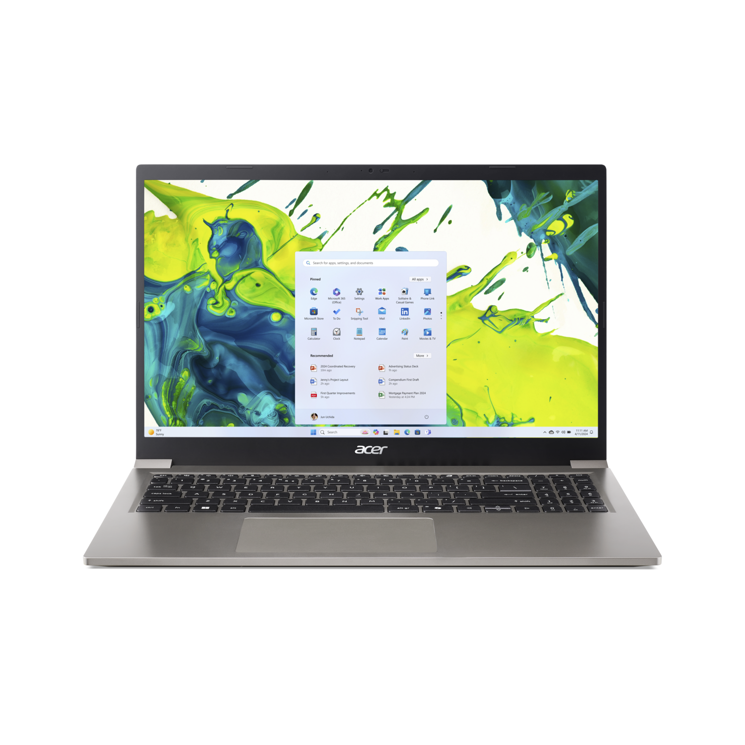 Acer Acer Aspire Lite Al15-33p-c2gy - 15.6 Inch N-series N150 4 Gb 128