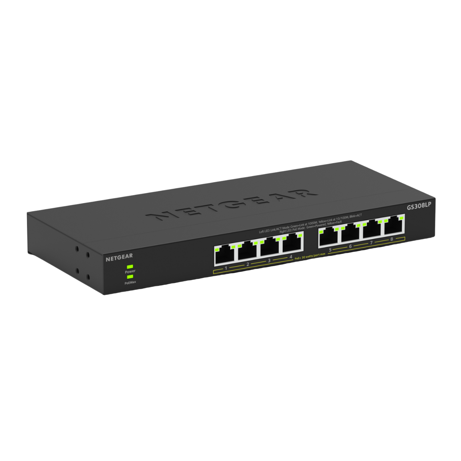 Netgear Netgear Unmanaged 8-port Gs308lp Poe-switch