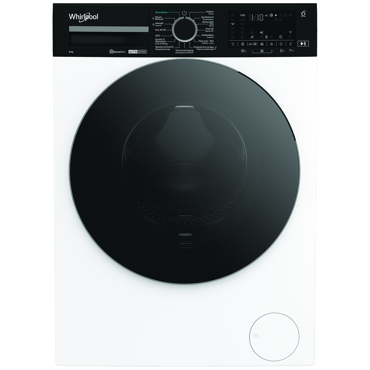 Whirlpool Whirlpool Wpm 97w Ads Be A-10% - 75 Db Wasmachine (9 Kg 1400 Rpm A)