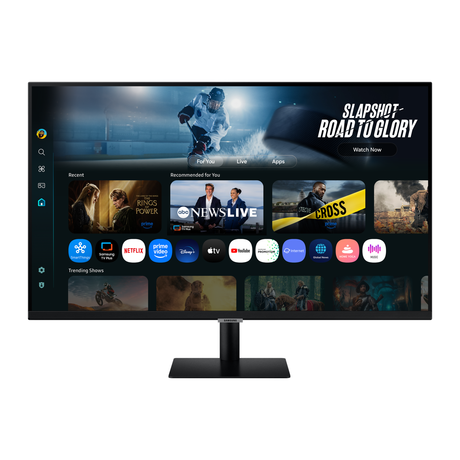 Samsung Samsung Smart Monitor M7 Ls32fm702uuxen - 32 Inch 3840 X 2160 (ultra Hd) Va-paneel - Zwart