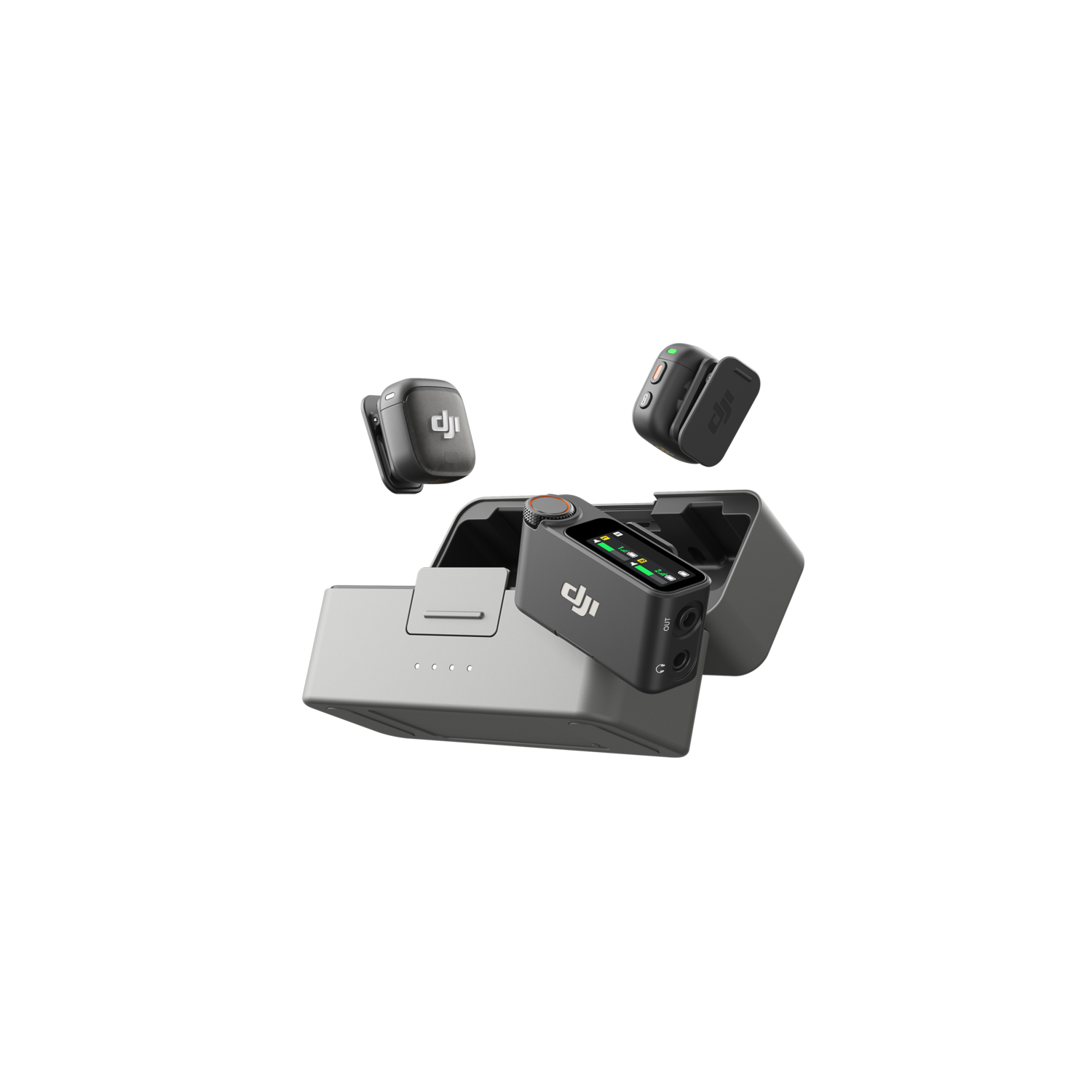 DJI DJI Mic 3 (2 Tx + 1 Rx Charging Case) Microfoon