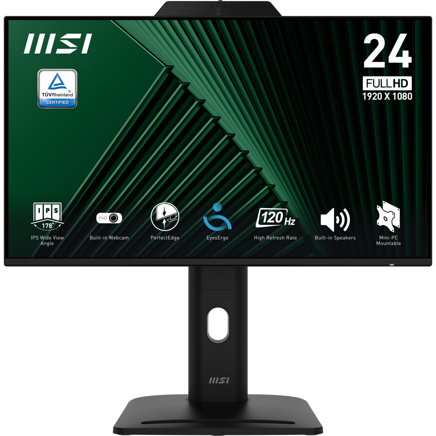 MSI MSI Pro Mp242pmg - 23.8 Inch 1920 X 1080 (full Hd) Ips-paneel In Hoogte Verstelbaar