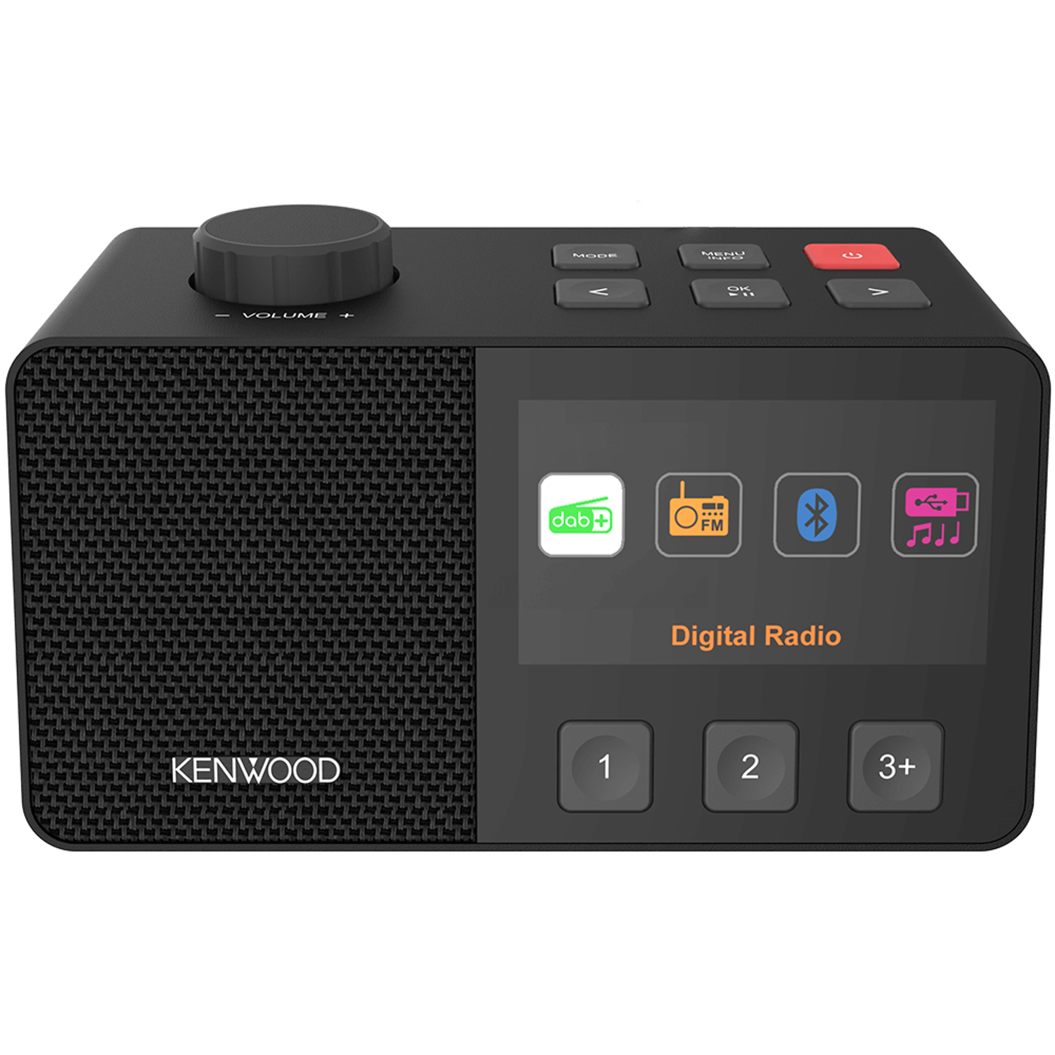 Kenwood Kenwood Cr-m70dab-b - Dab+ Radio Voor Senioren Zwart