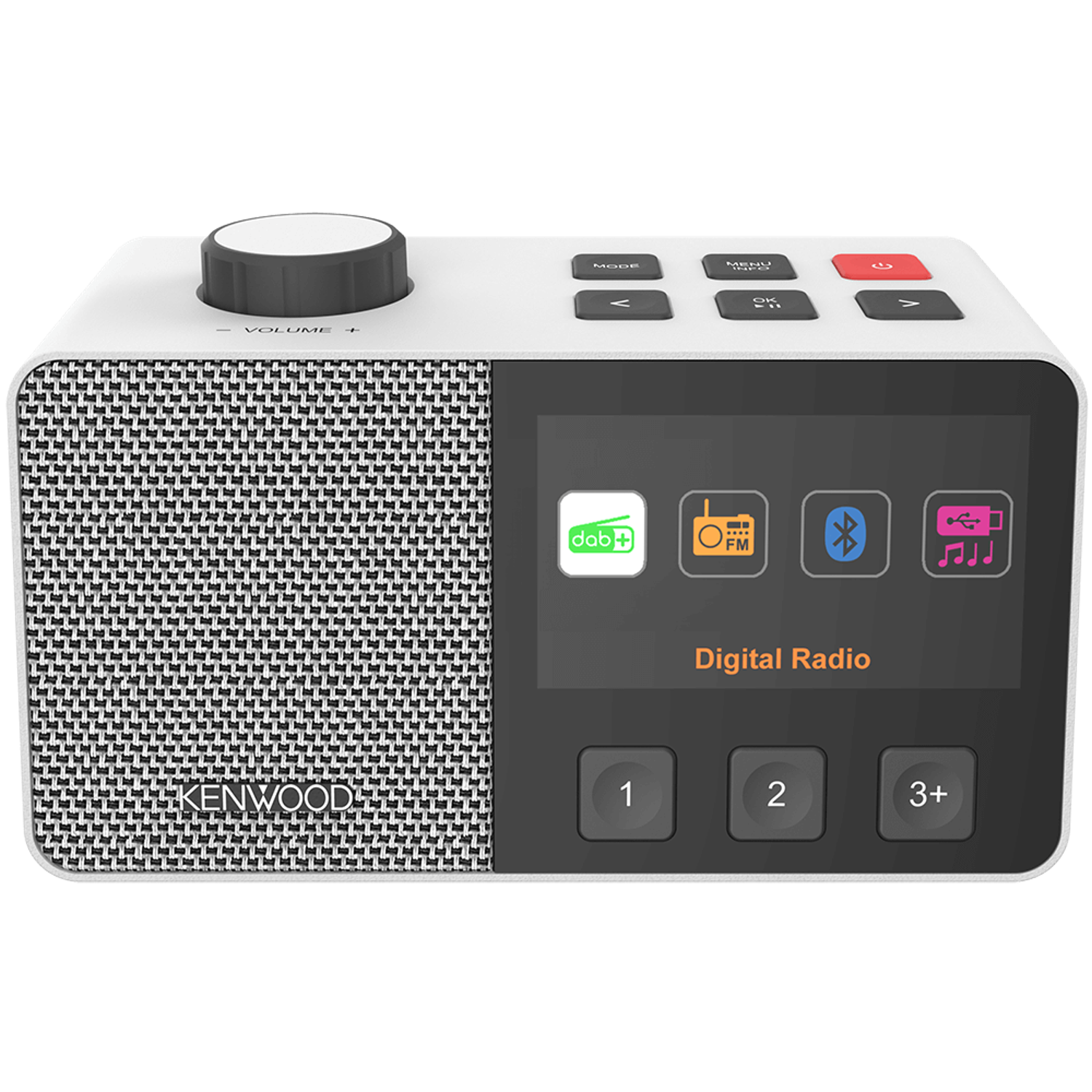 Kenwood Kenwood Cr-m70dab-w - Dab+ Radio Voor Senioren Wit