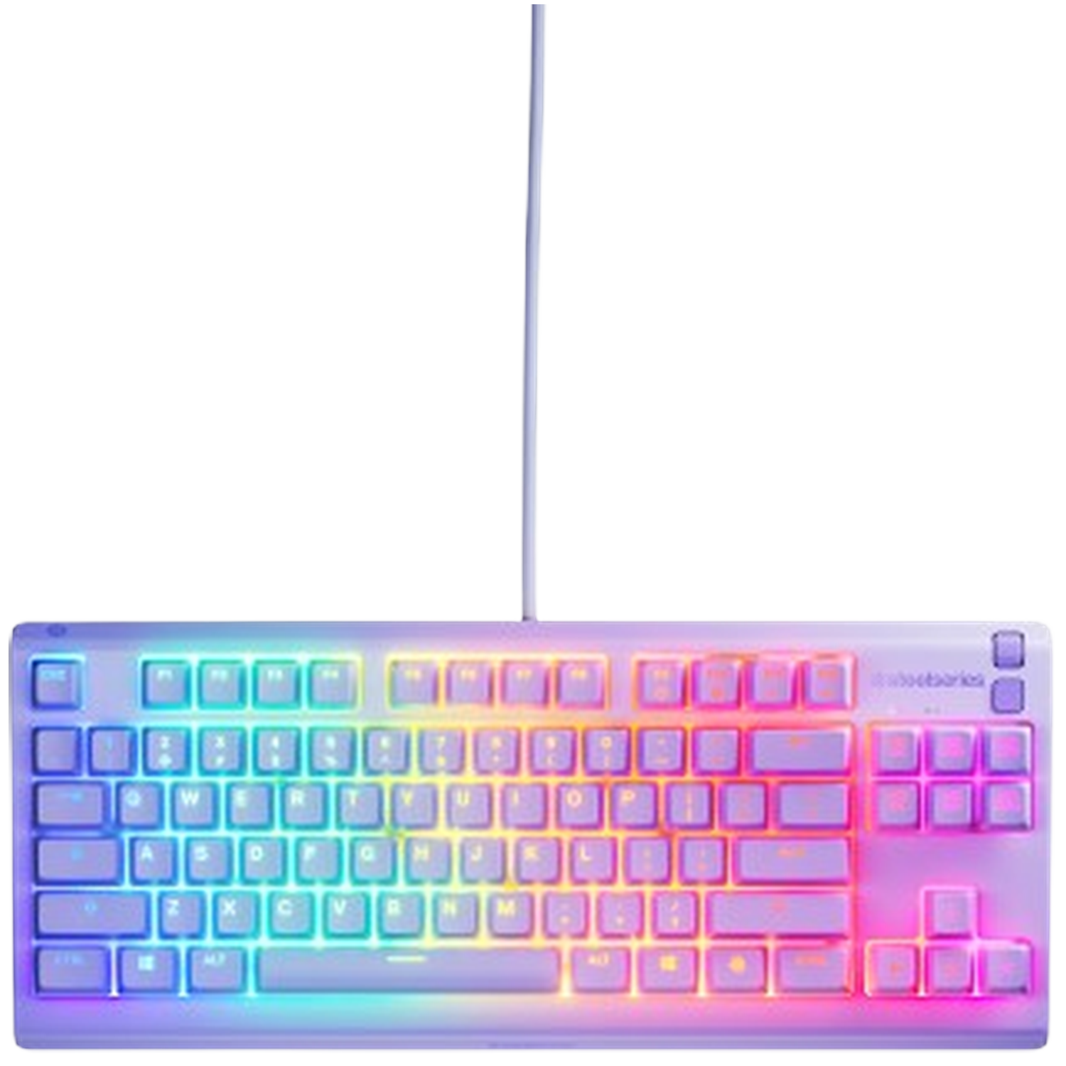 Steelseries Steelseries Apex 3 Tkl Us Qwerty Layout Bedraad Gamingtoetsenbord Lavendel