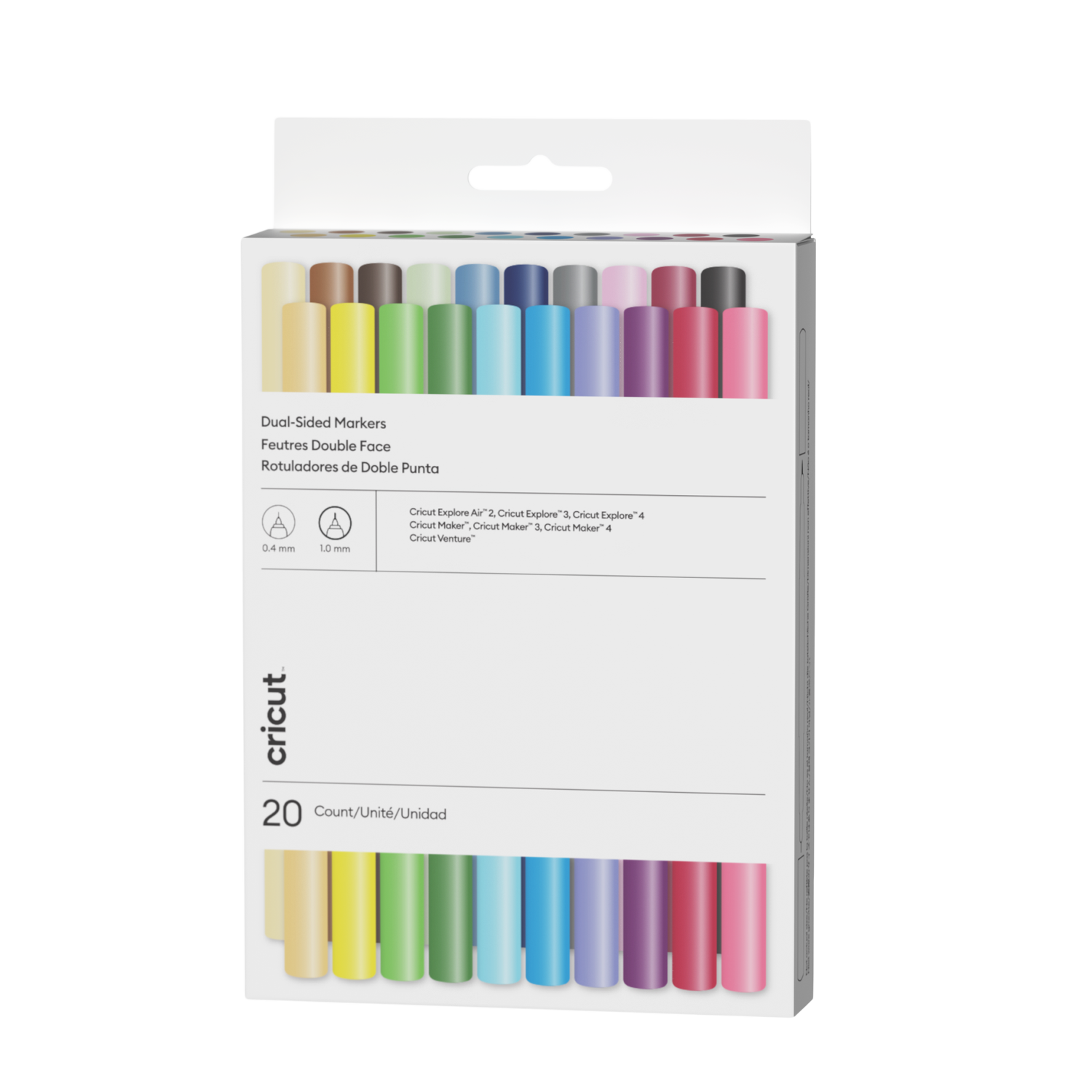 Cricut Cricut Cricut™ Dual-tip Markers – Ultimate (20 Stuks) Materialen