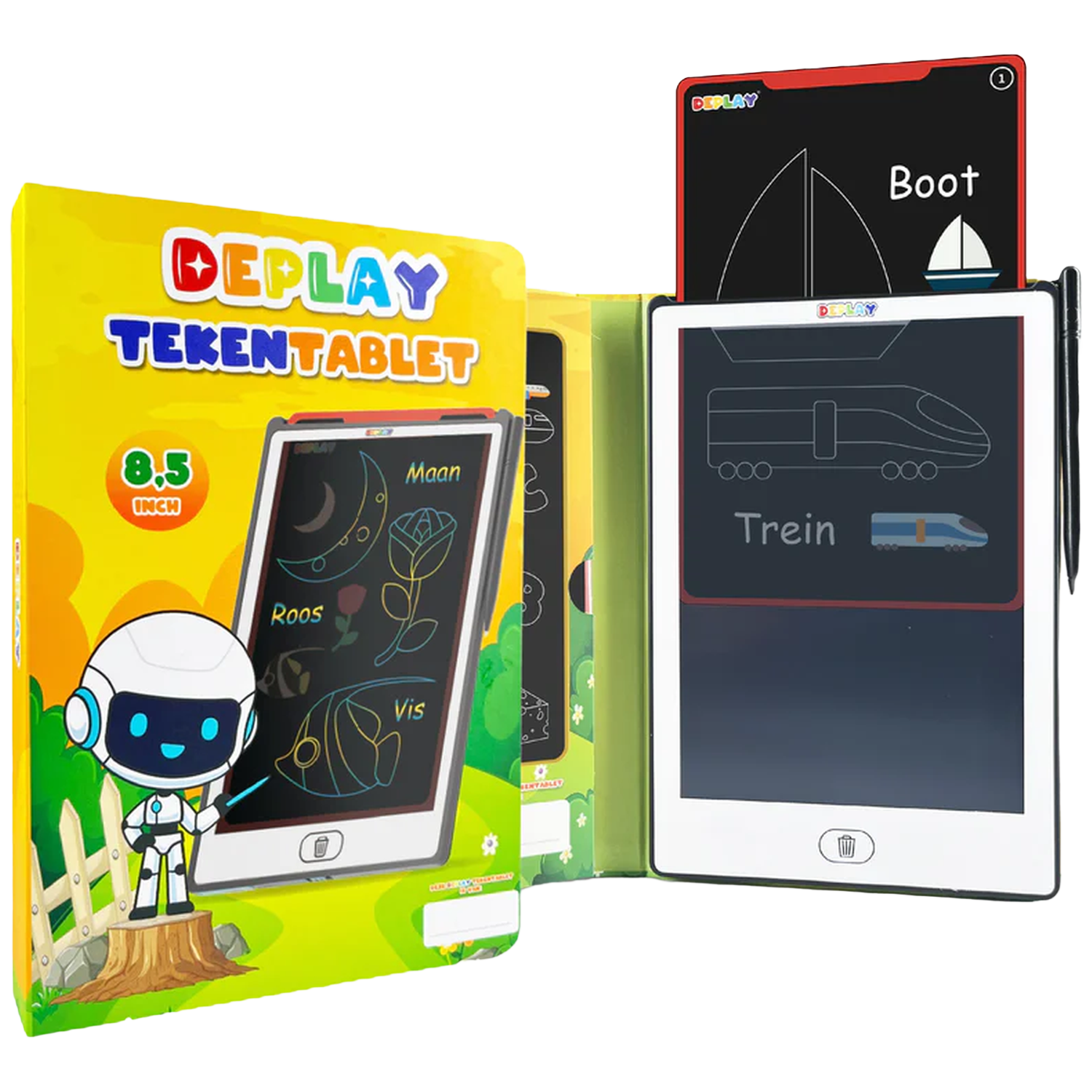 Deplay Tekentablet 85" Grafische Tablet Geel/wit