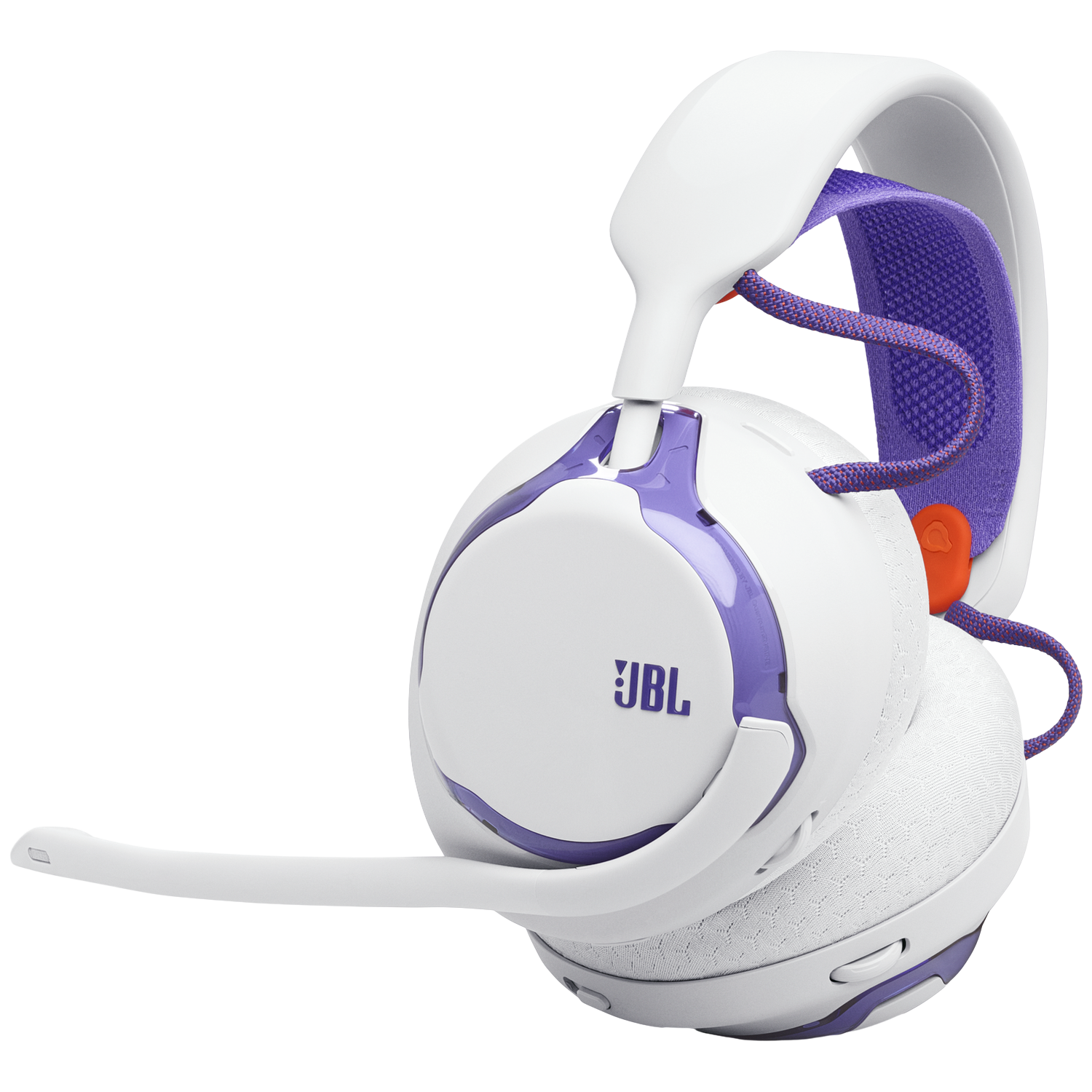 JBL JBL Quantum 650 – Gaming Headphone Wireless Over-ear White And Purple Gaming-headset Wit