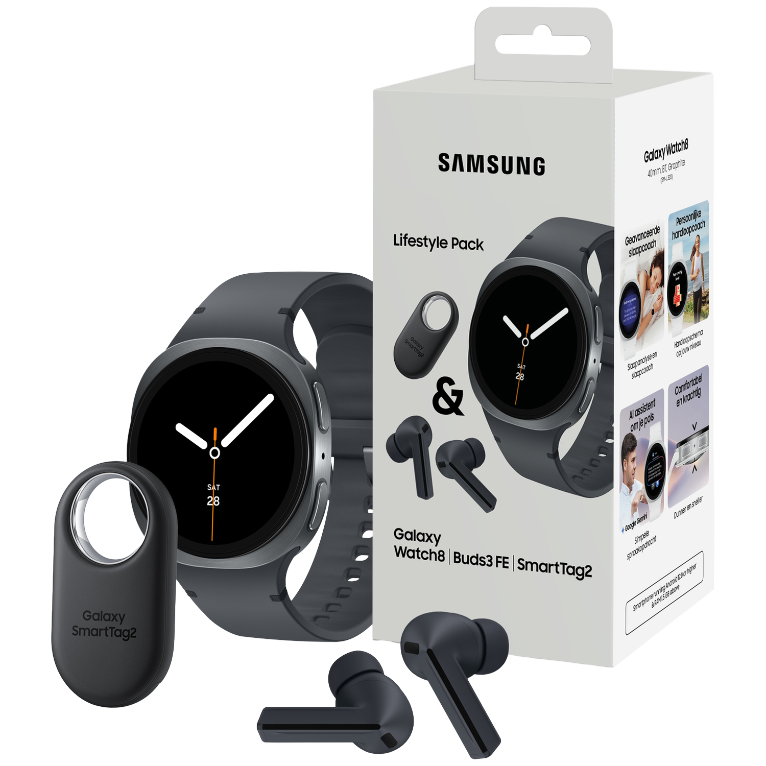 Samsung Samsung Lifestyle Pack Smartwatch Zwart